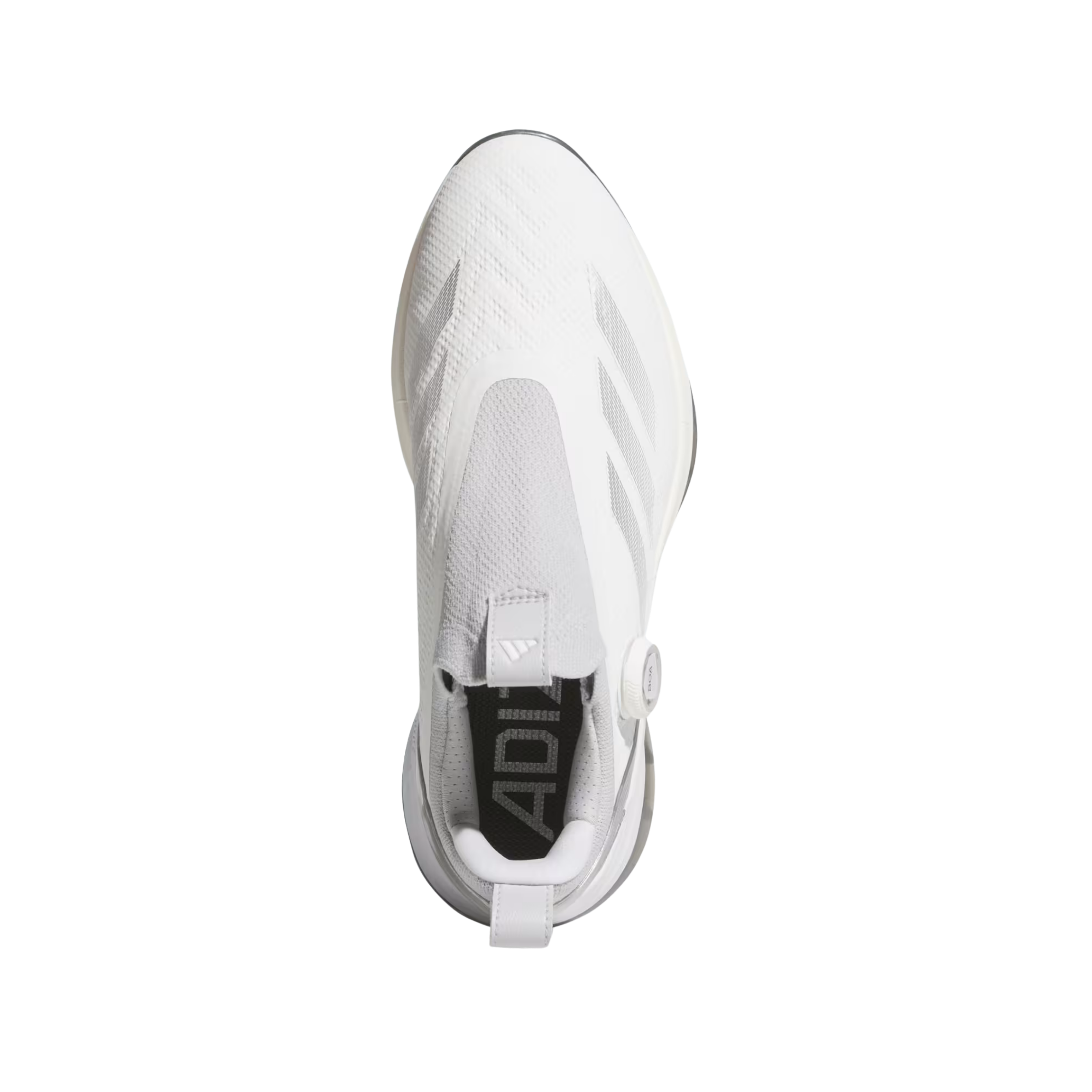 Adidas Men Adizero ZG Boa Spikeless Golf - Cloud White Silver Metallic