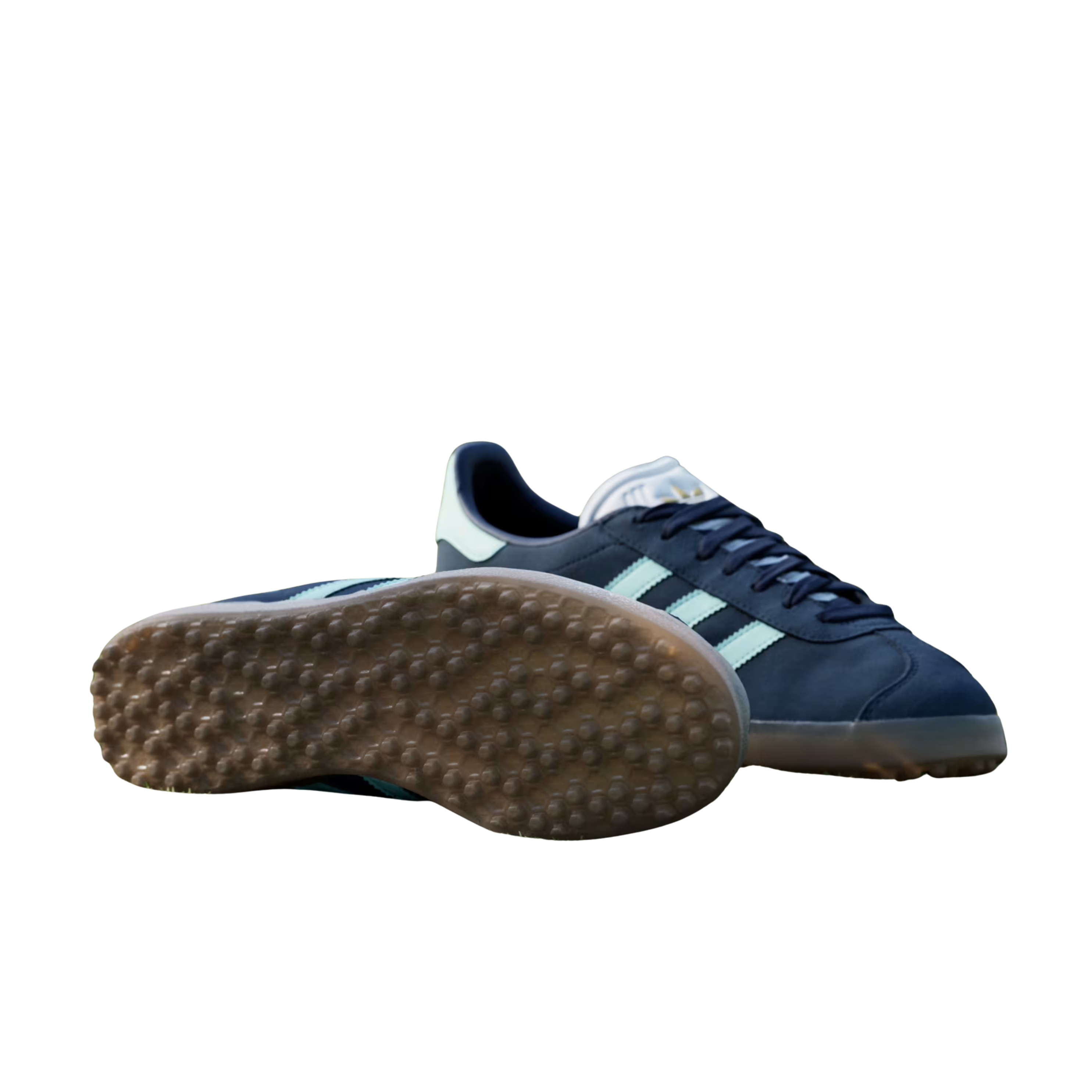 Adidas Men Gazelle Leather Spikeless Golf - Night Indigo Clear Mint