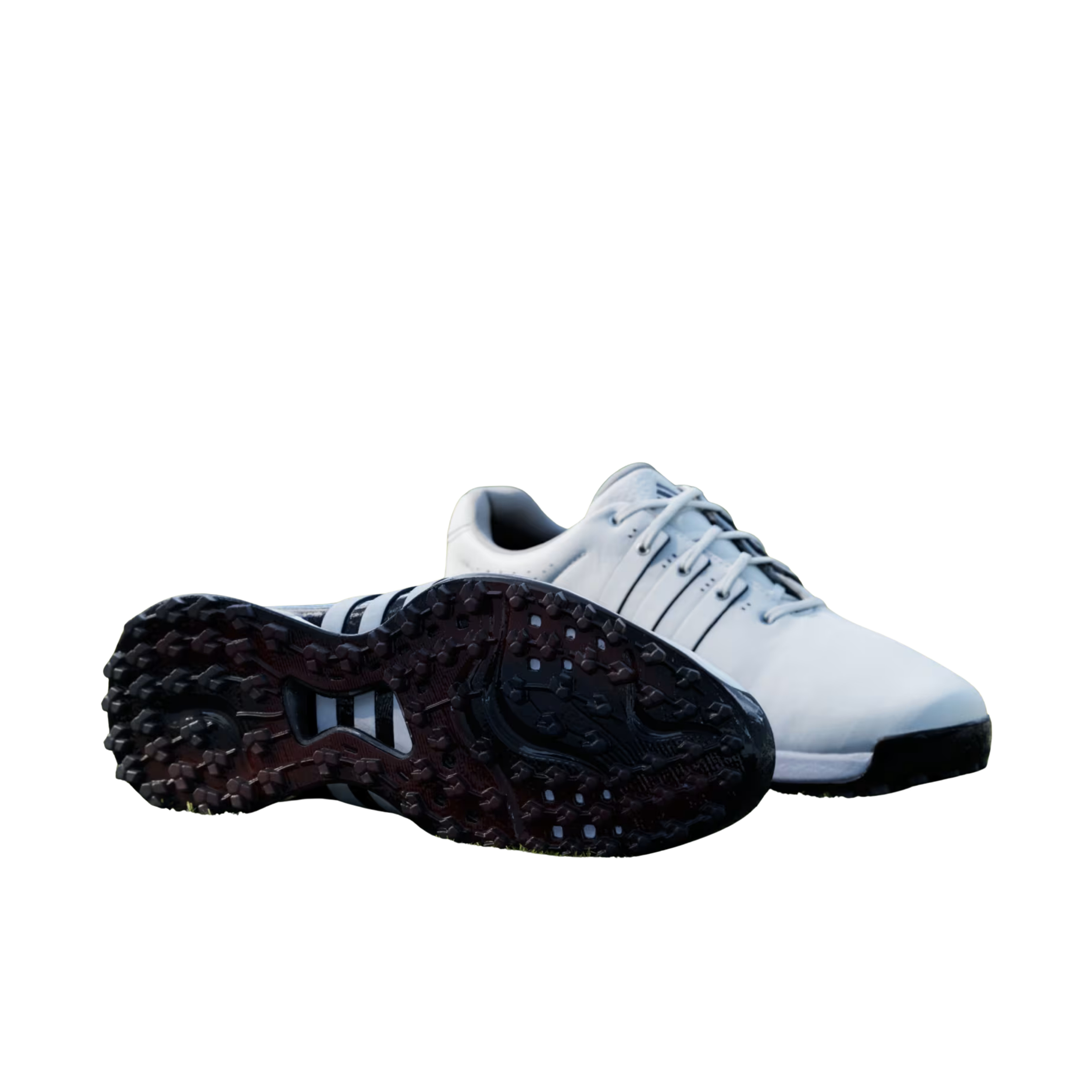 Adidas Men Tour360 25 Spikeles Golf - Cloud White Collegiate Navy