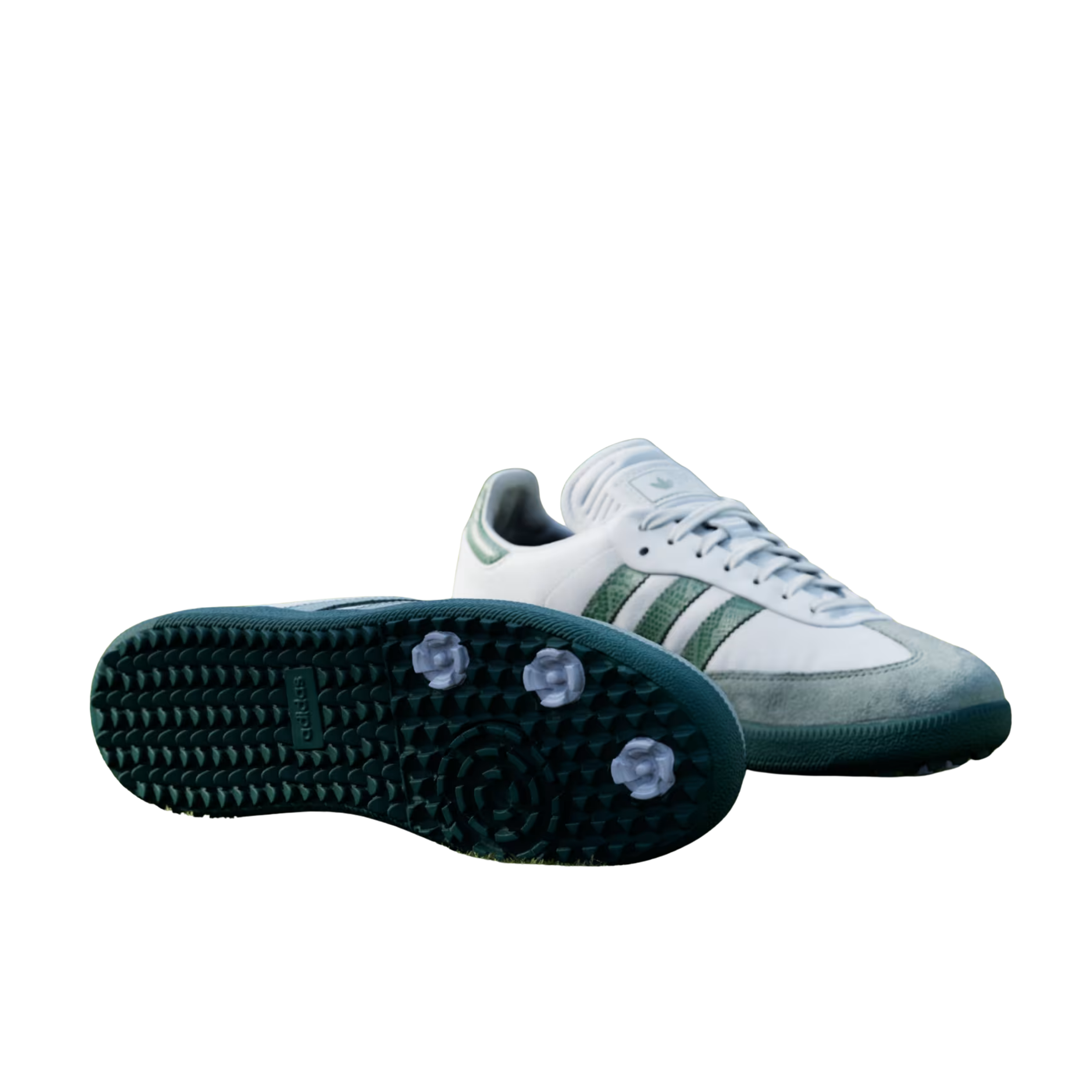 Adidas Men Samba Barstool Spikeless Golf - Cloud White Collegiate Green
