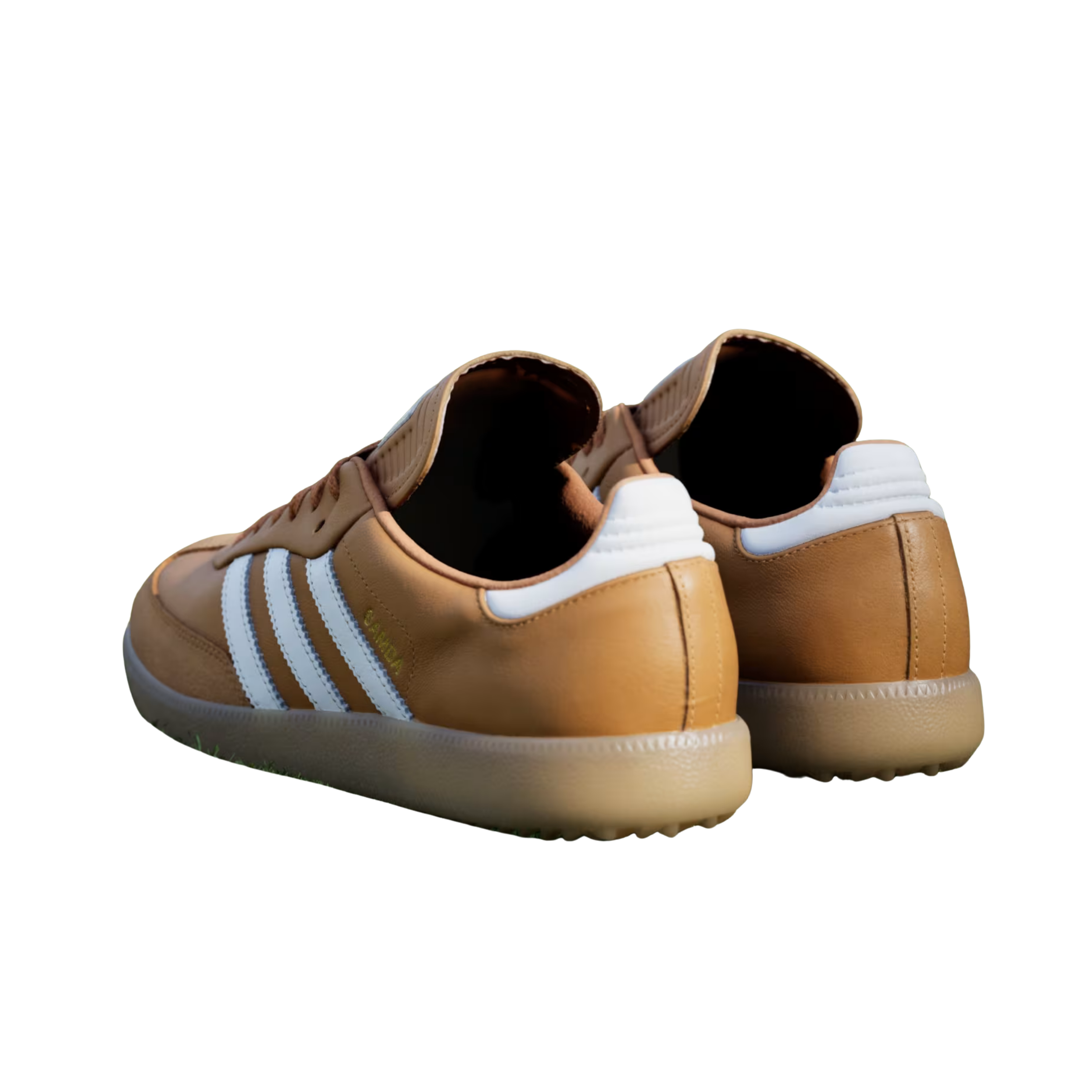 Adidas Men Samba Spikeless Golf - Rustic Orange Cloud White