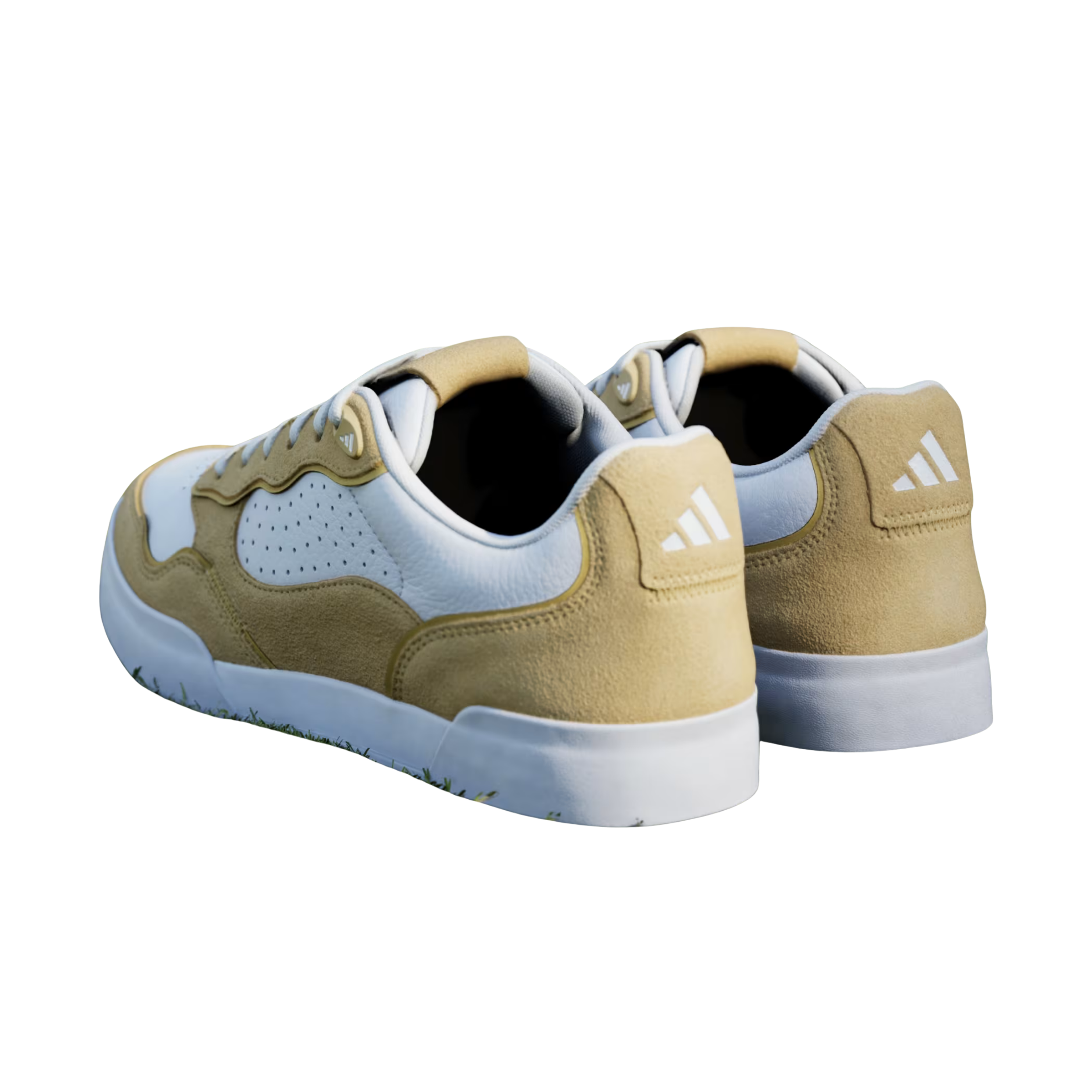 Adidas Men Retrocross 25 Spikeless Golf - Cloud White Oat Gum