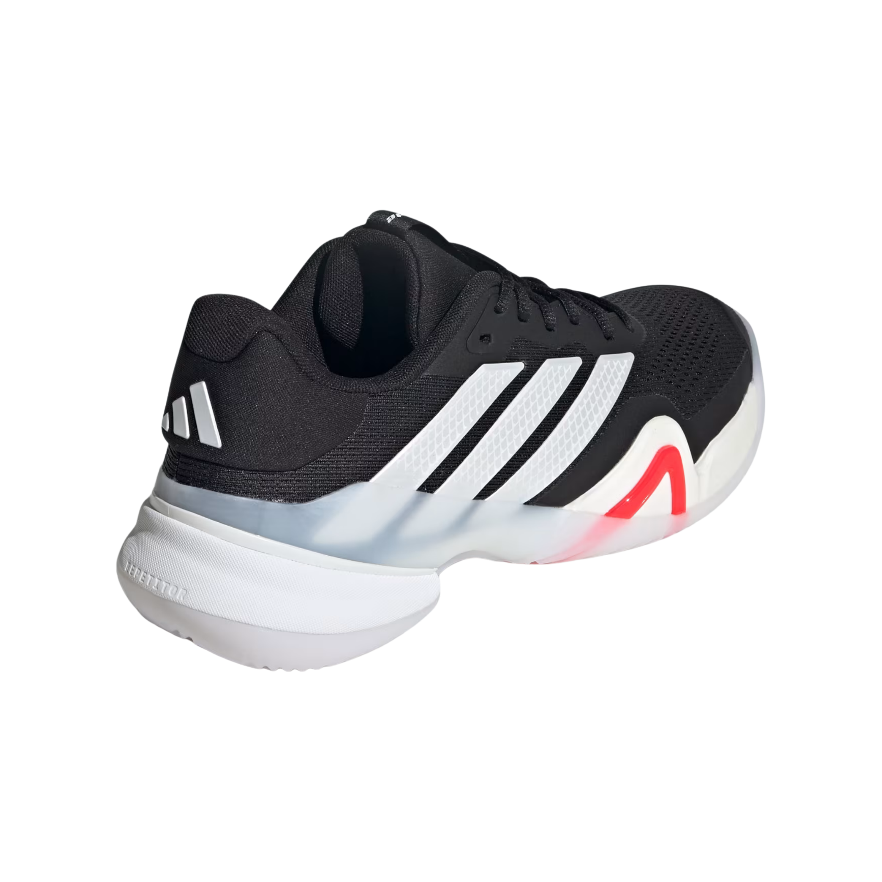 Adidas Men Barricade 14 Clay Tennis - Core Black Lucid Red
