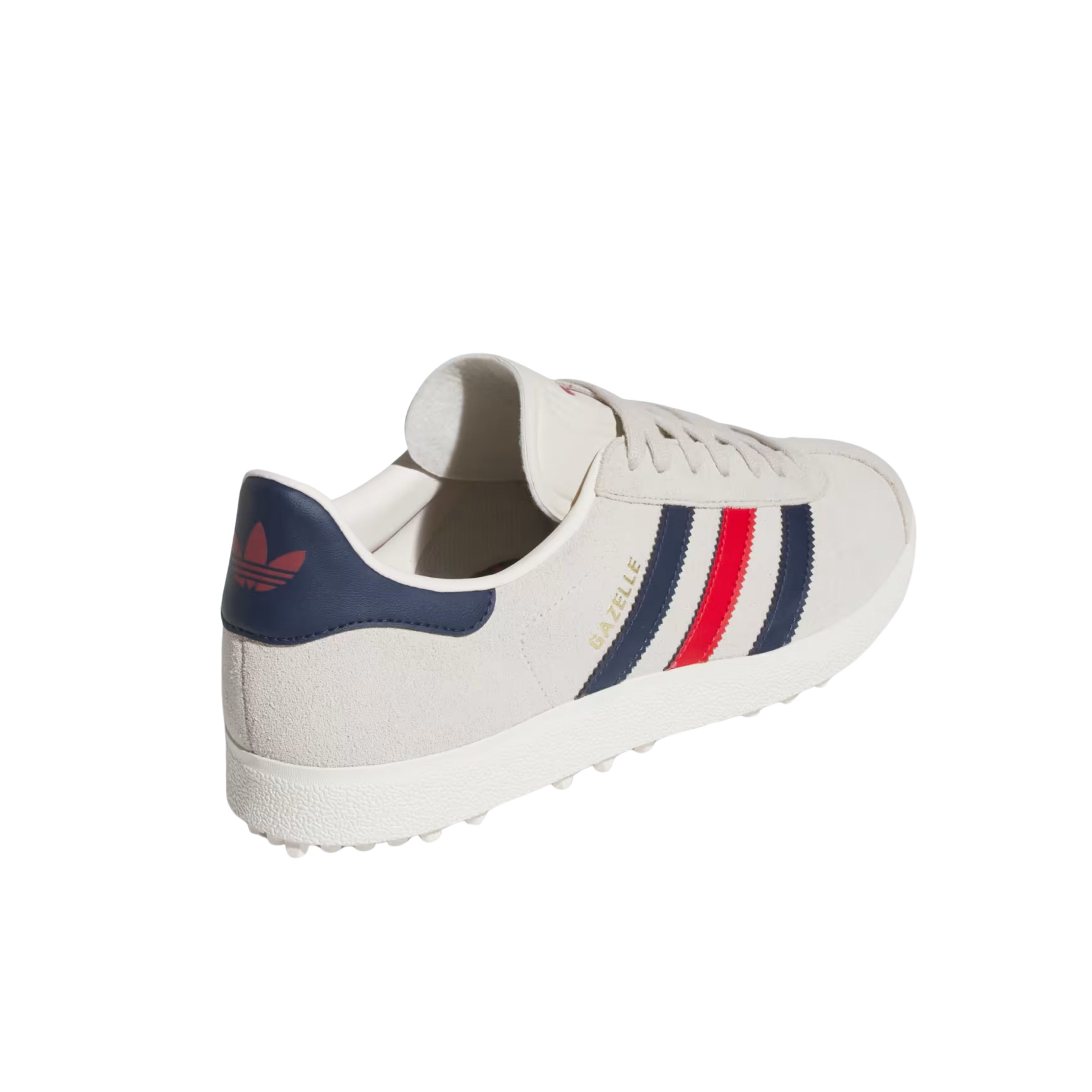 Adidas Men Gazelle Leather Spikeless Golf - Alumina Night Indigo Scarlet