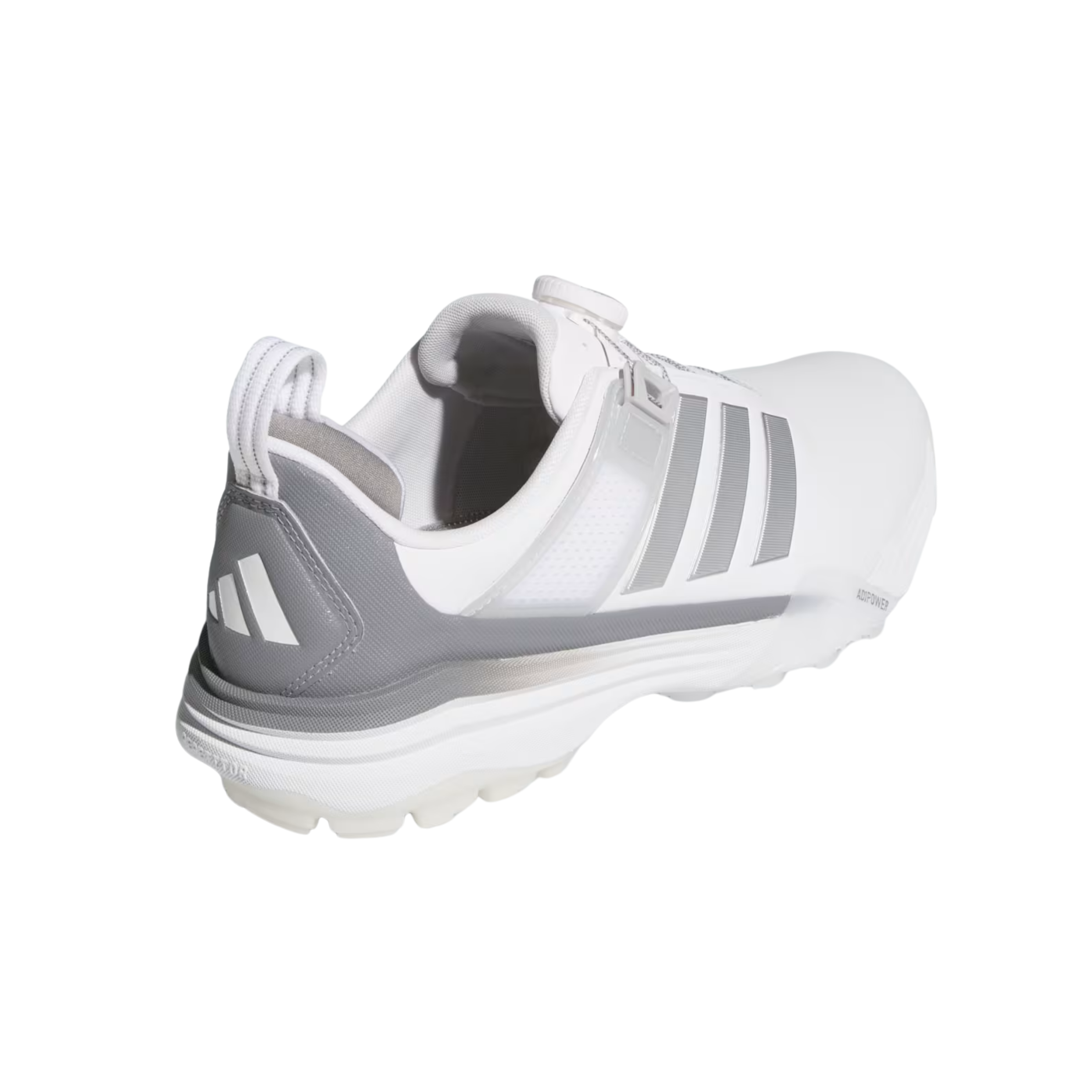 Adidas Men Adipower 26 Boa Spikeless Golf - Cloud White Silver Metallic