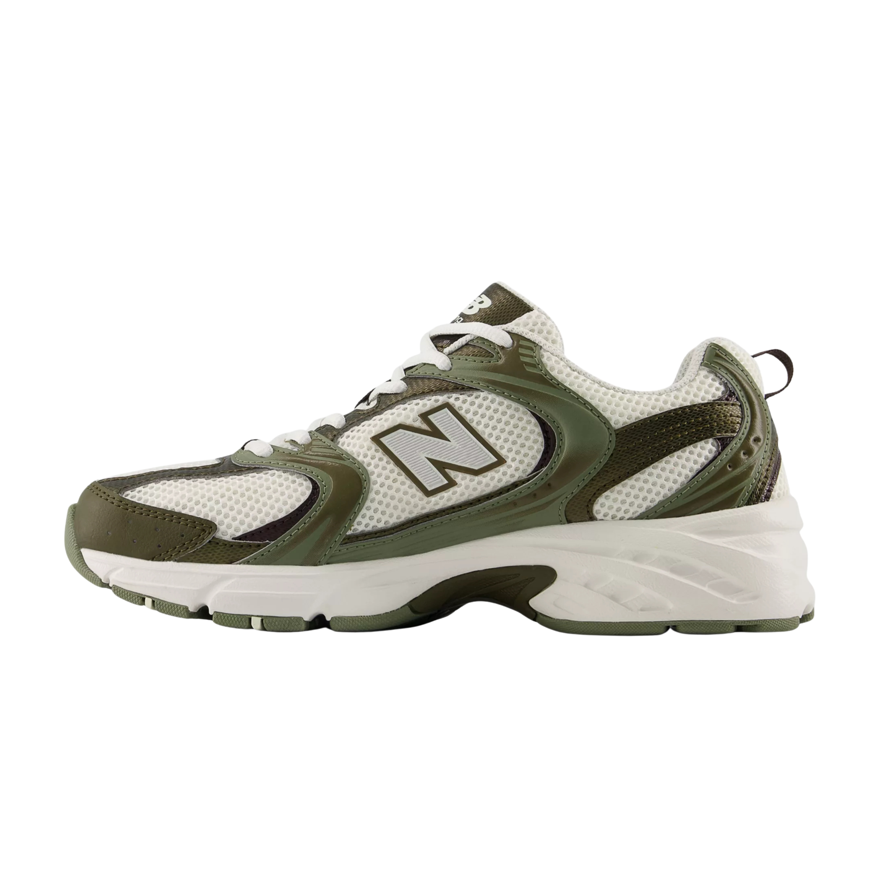 New Balance Women 530 Sneaker - & Calia Brown Green