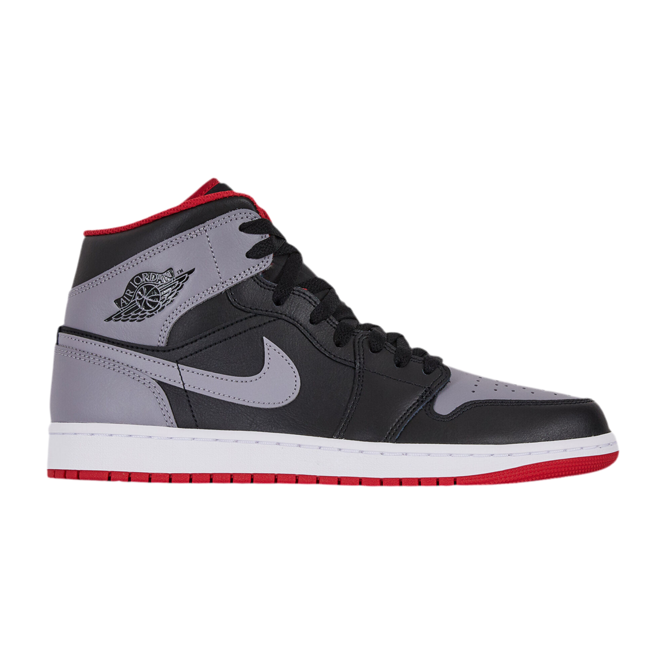Nike Men's Air Jordan Retro 1 Mid - Black Cement
