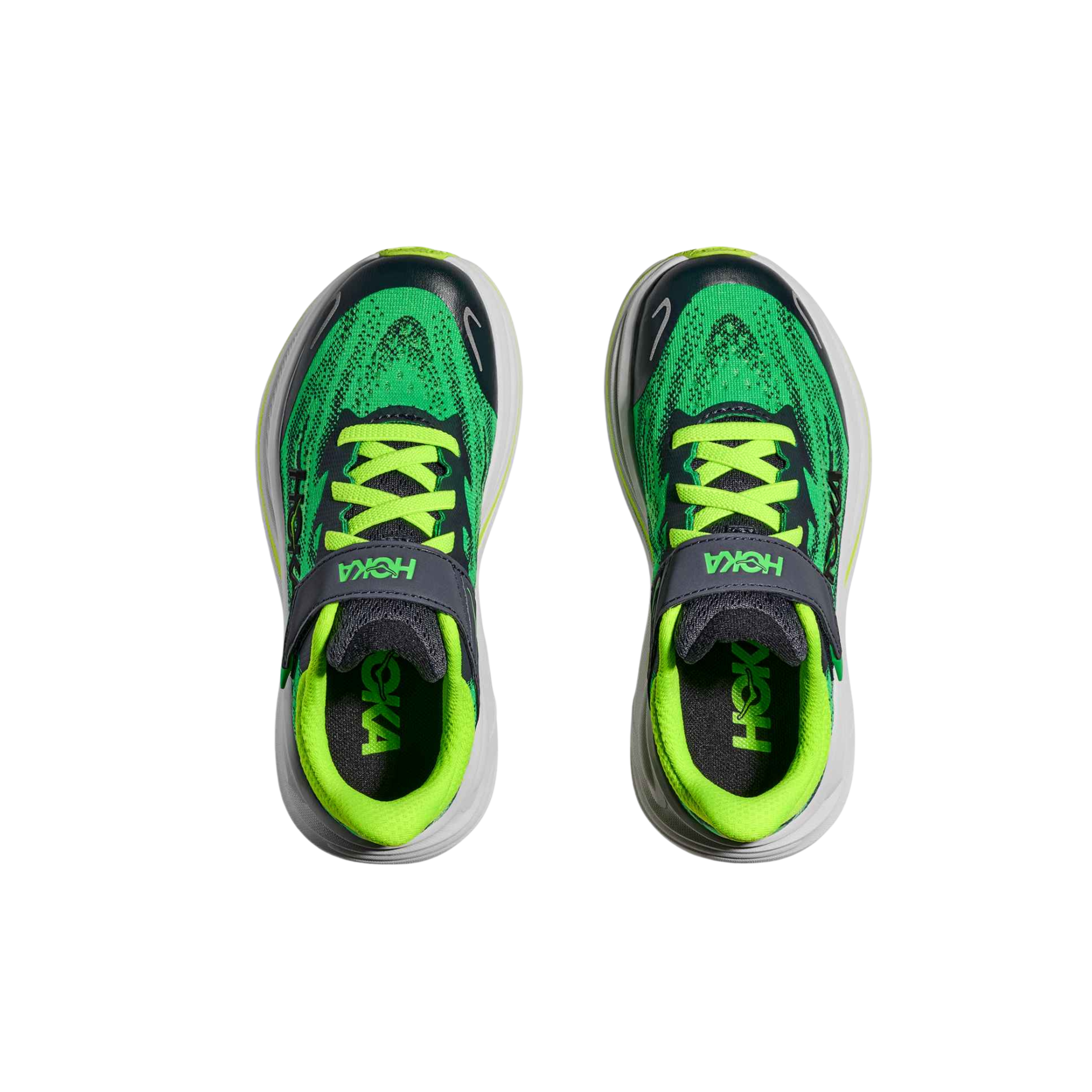 Hoka Kids Clifton 10 - Spring Green Cosmic Grey