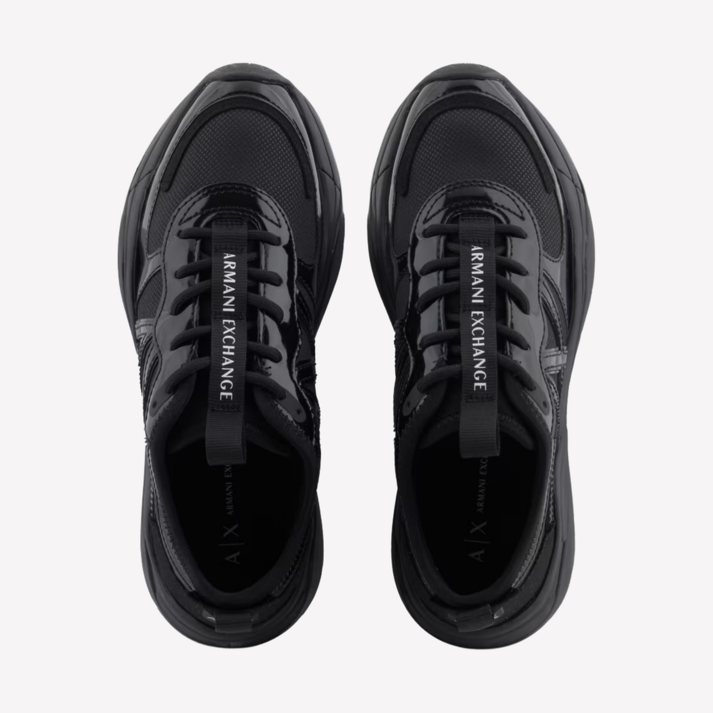 Armani Exchange Women's Chunky Sneaker - Black