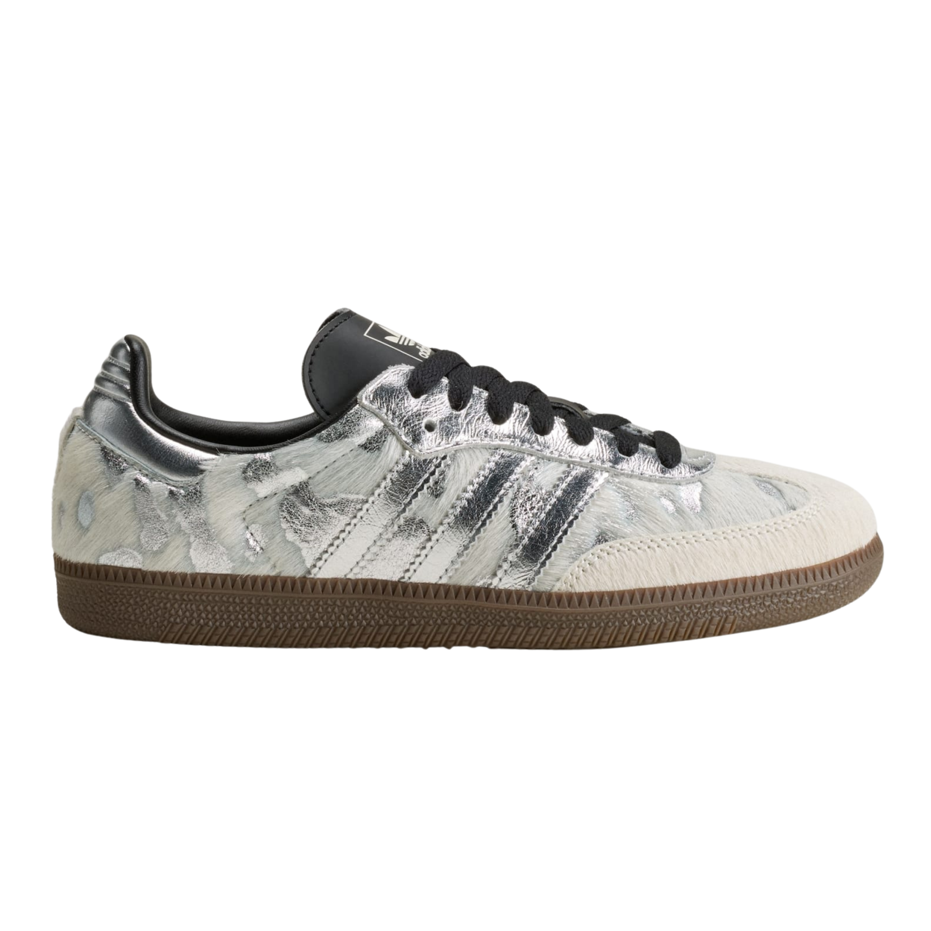 Adidas Women Samba OG - Cream White Silver Metallic Core Black