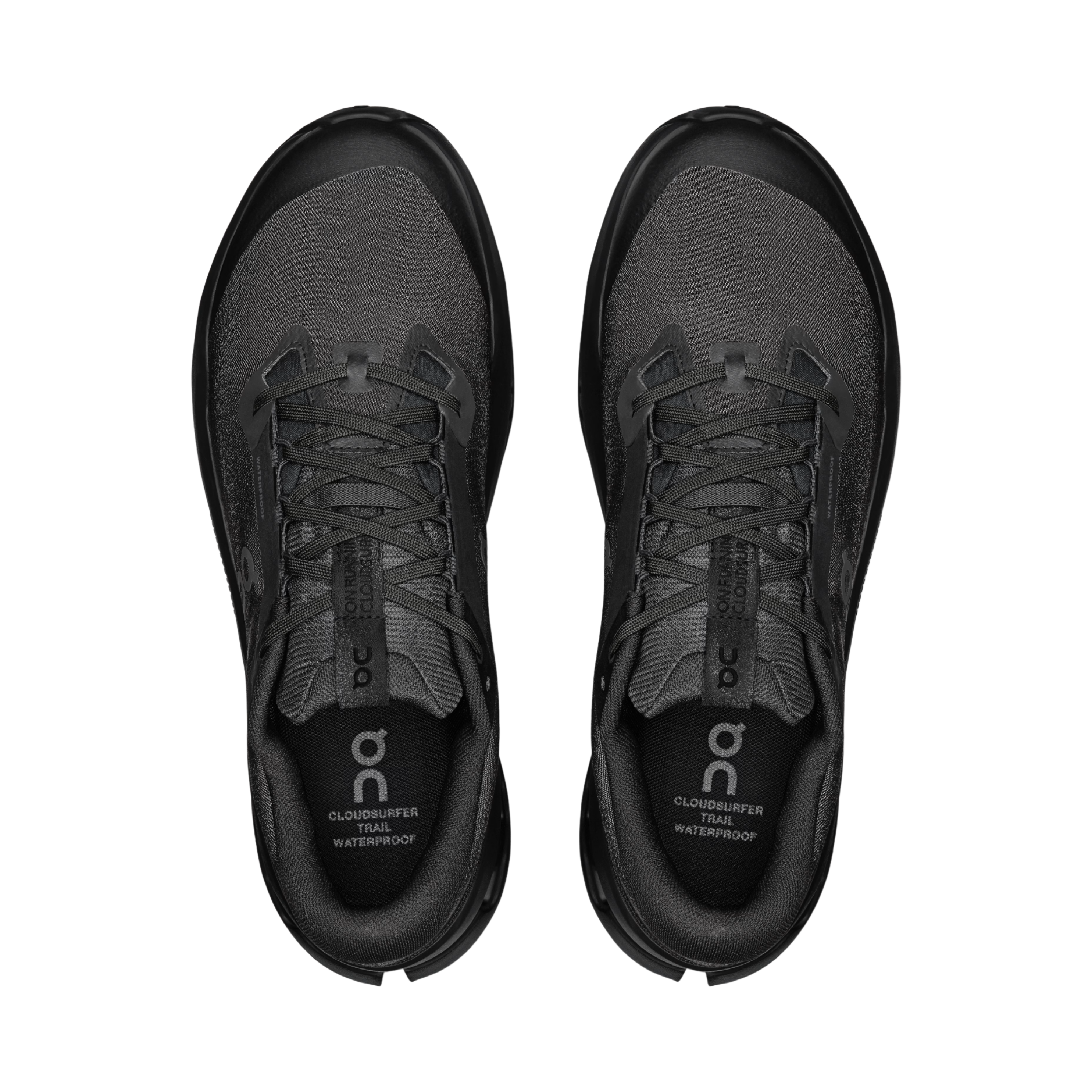 ON Men Cloudsurfer Trail 2 Waterproof - Black