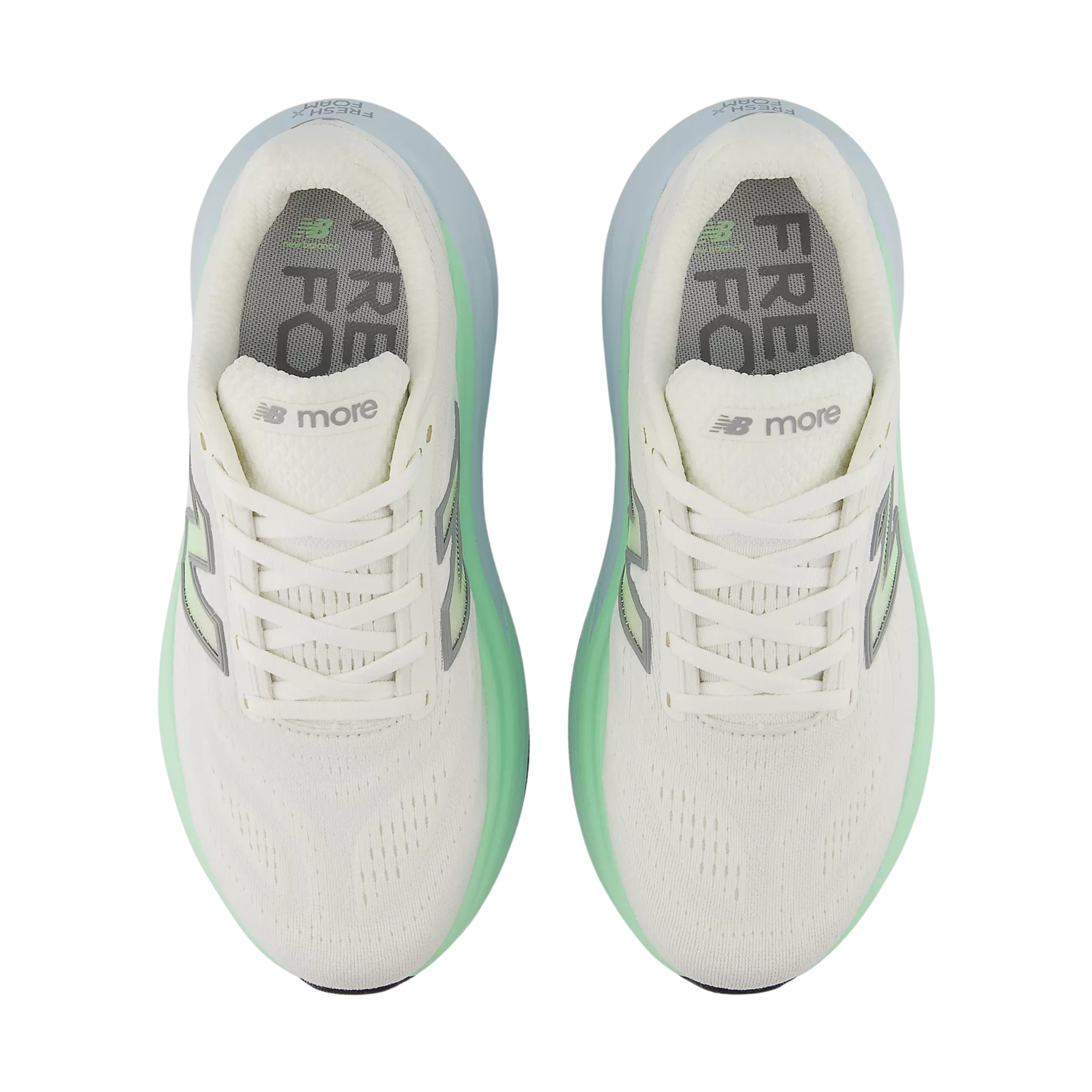 New Balance Women Fresh Foam X More V6 - Sea Salt Lab Green