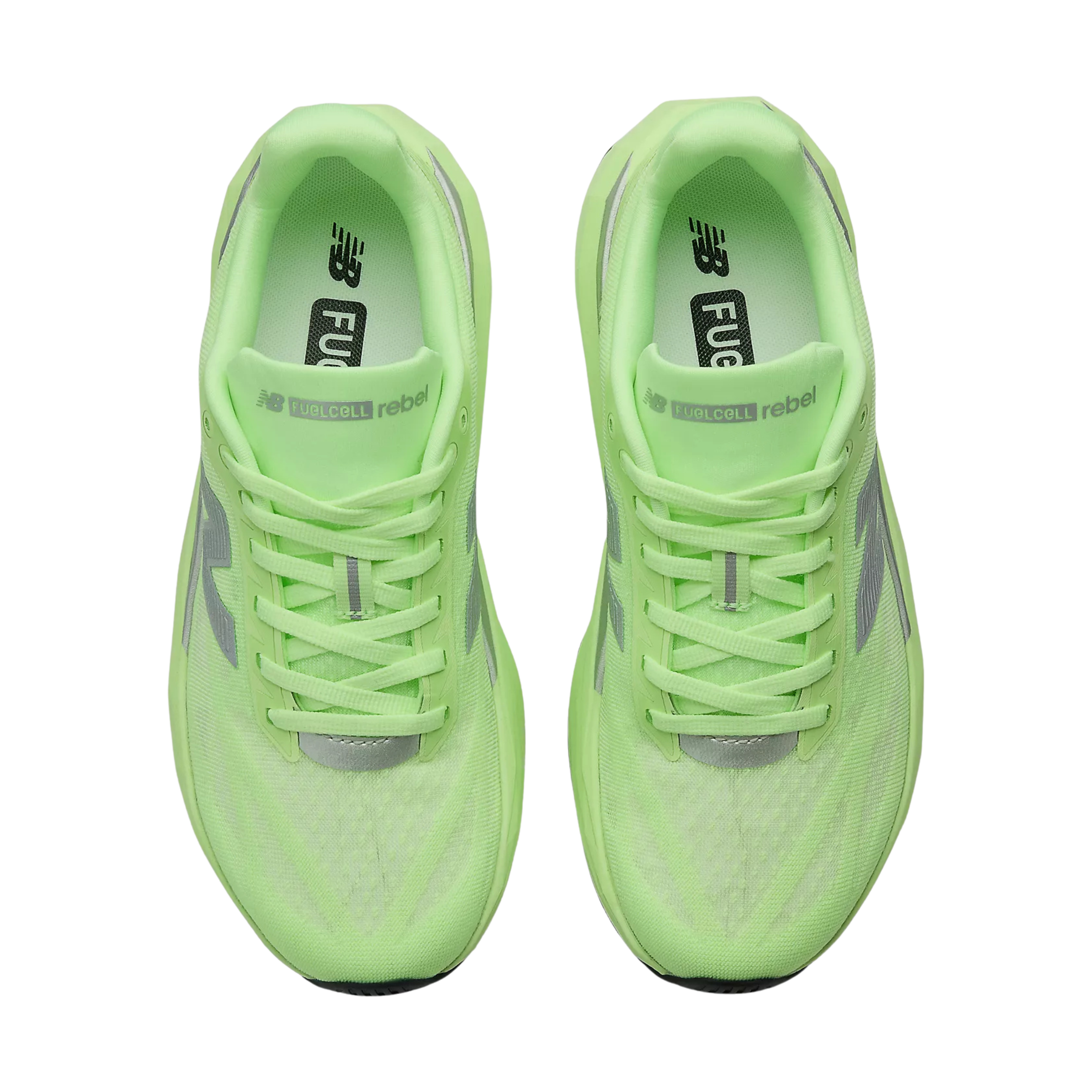 New Balance Women FuelCell Rebel V5 - Lab Green Silver Metallic