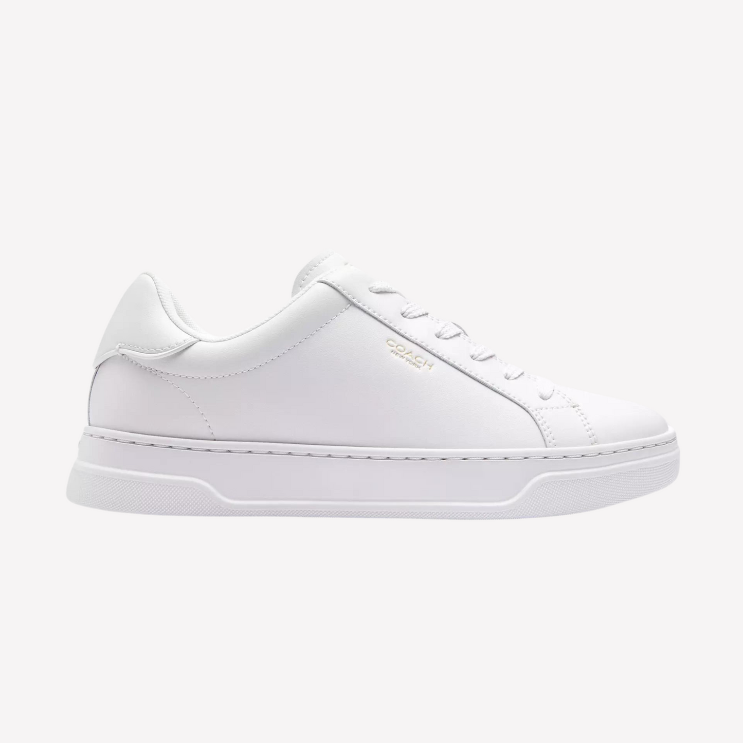 COACH Women's High Line Sneaker - Optic White