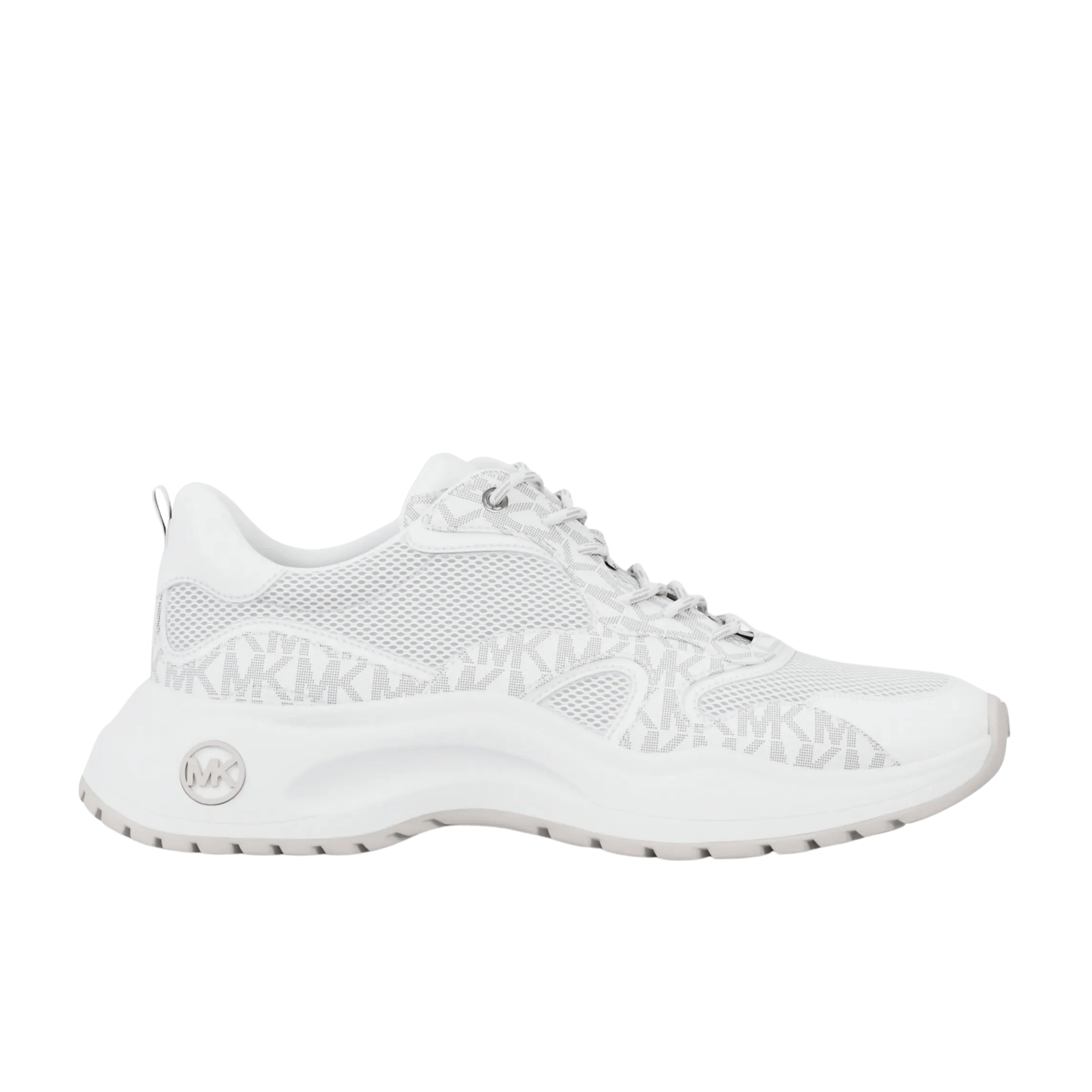 Michael Kors Men Levie Mixed Media Trainer - Optic White