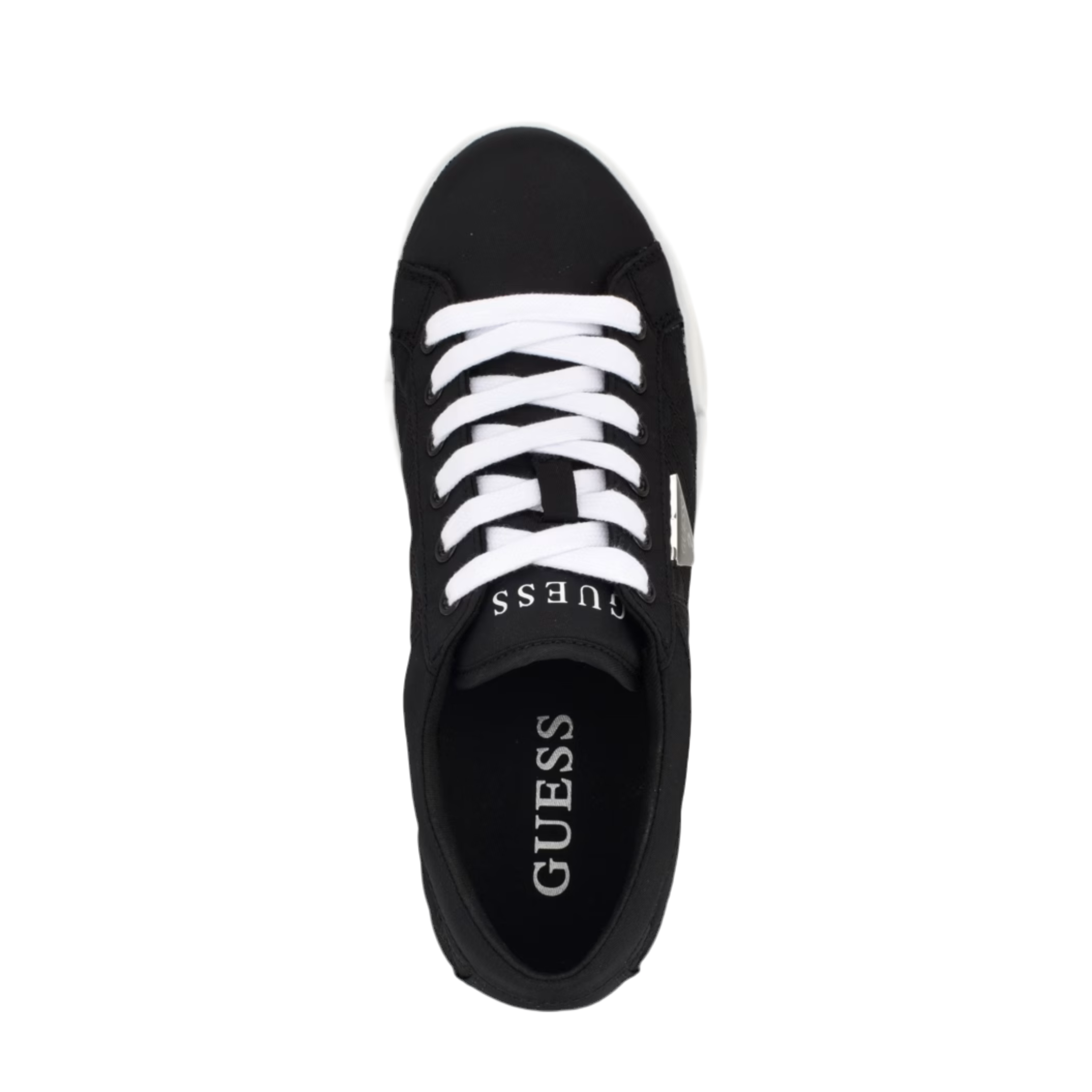 Guess Women Tesie Quilted Platform Sneakers - Black