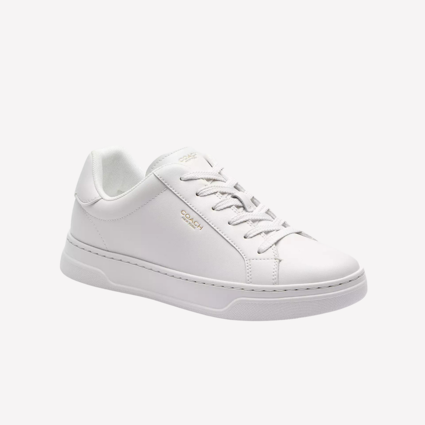 COACH Women's High Line Sneaker - Optic White