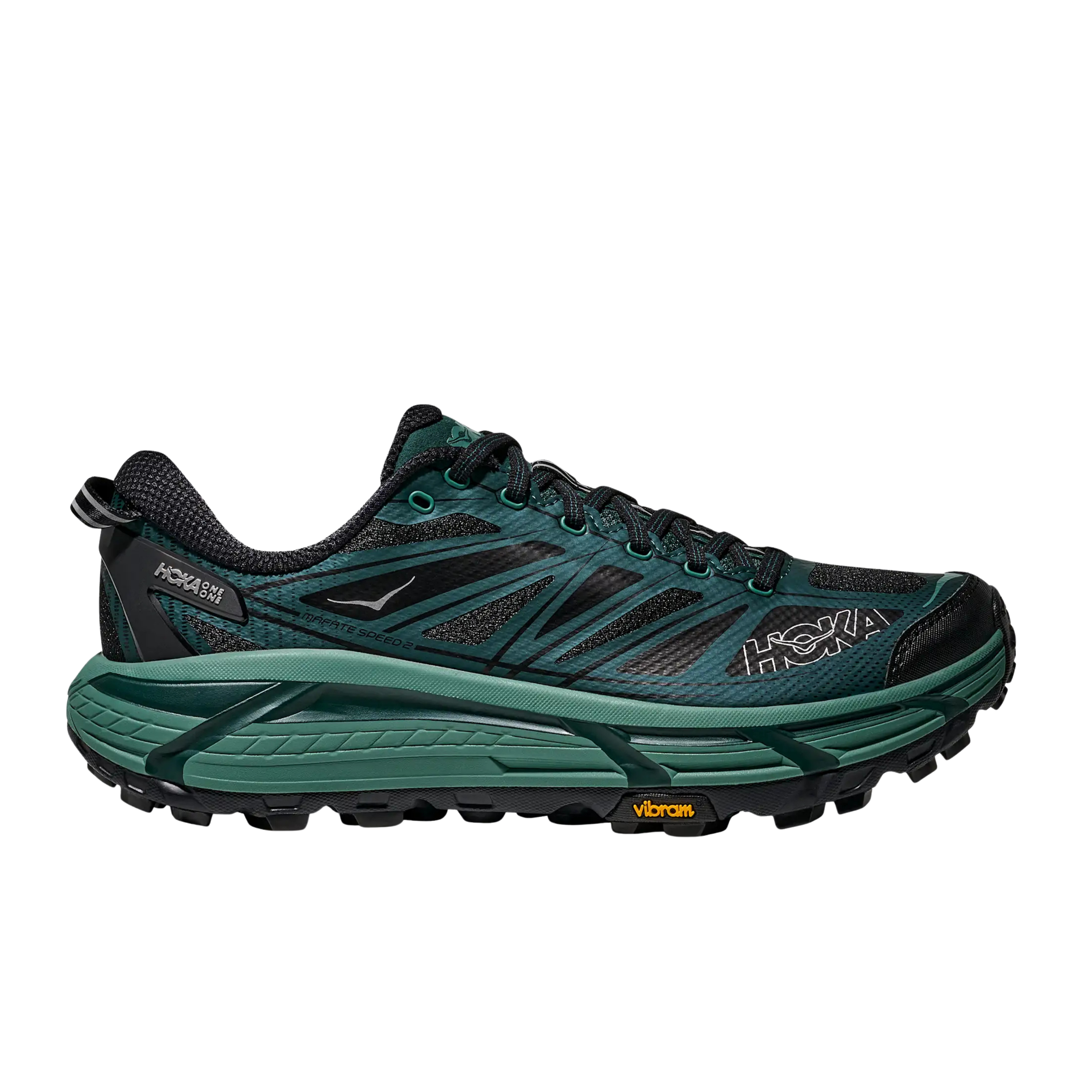 Hoka Women Mafate Speed 2 - Black Bay Leaf