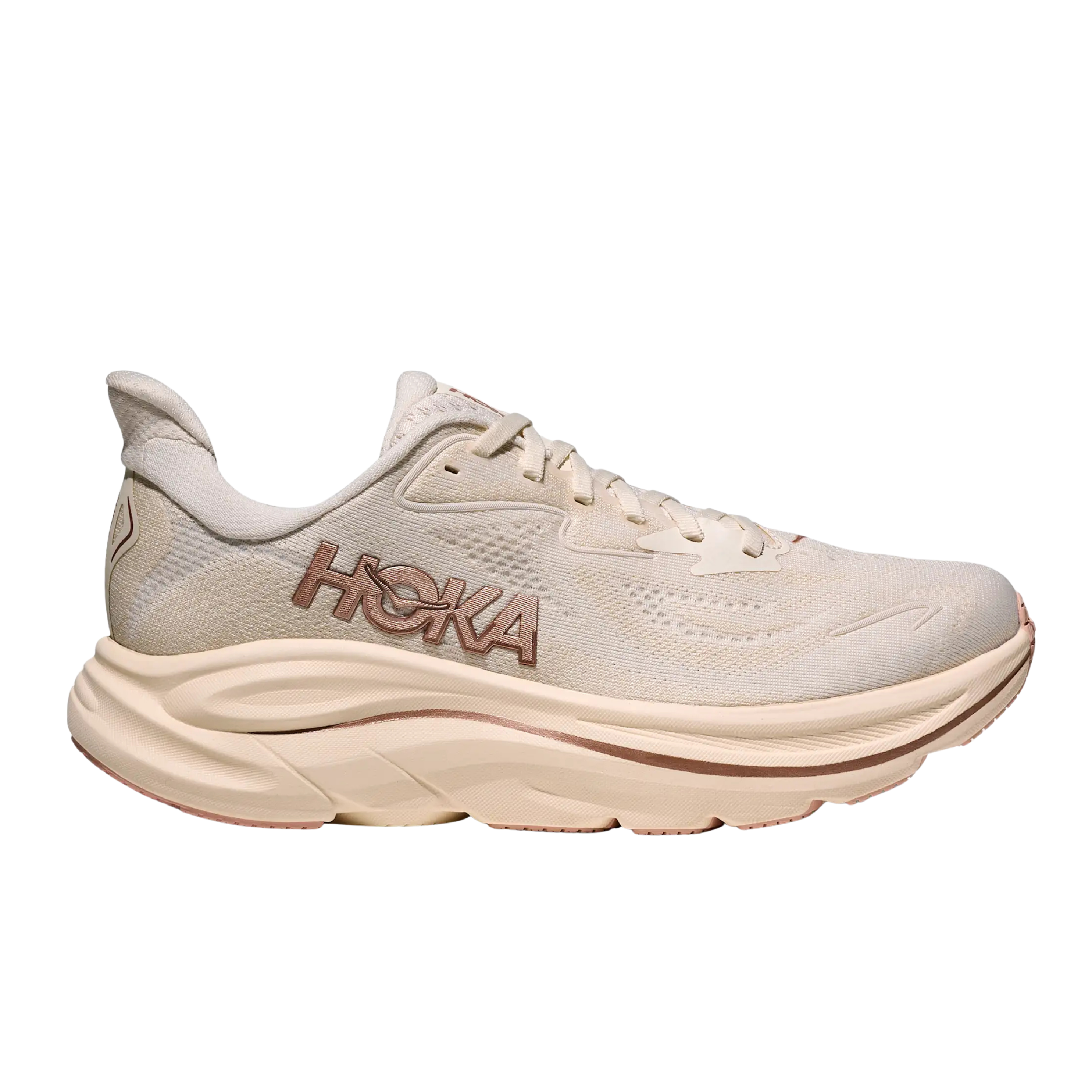 Hoka Women Clifton 10 - Alabaster Rose Gold