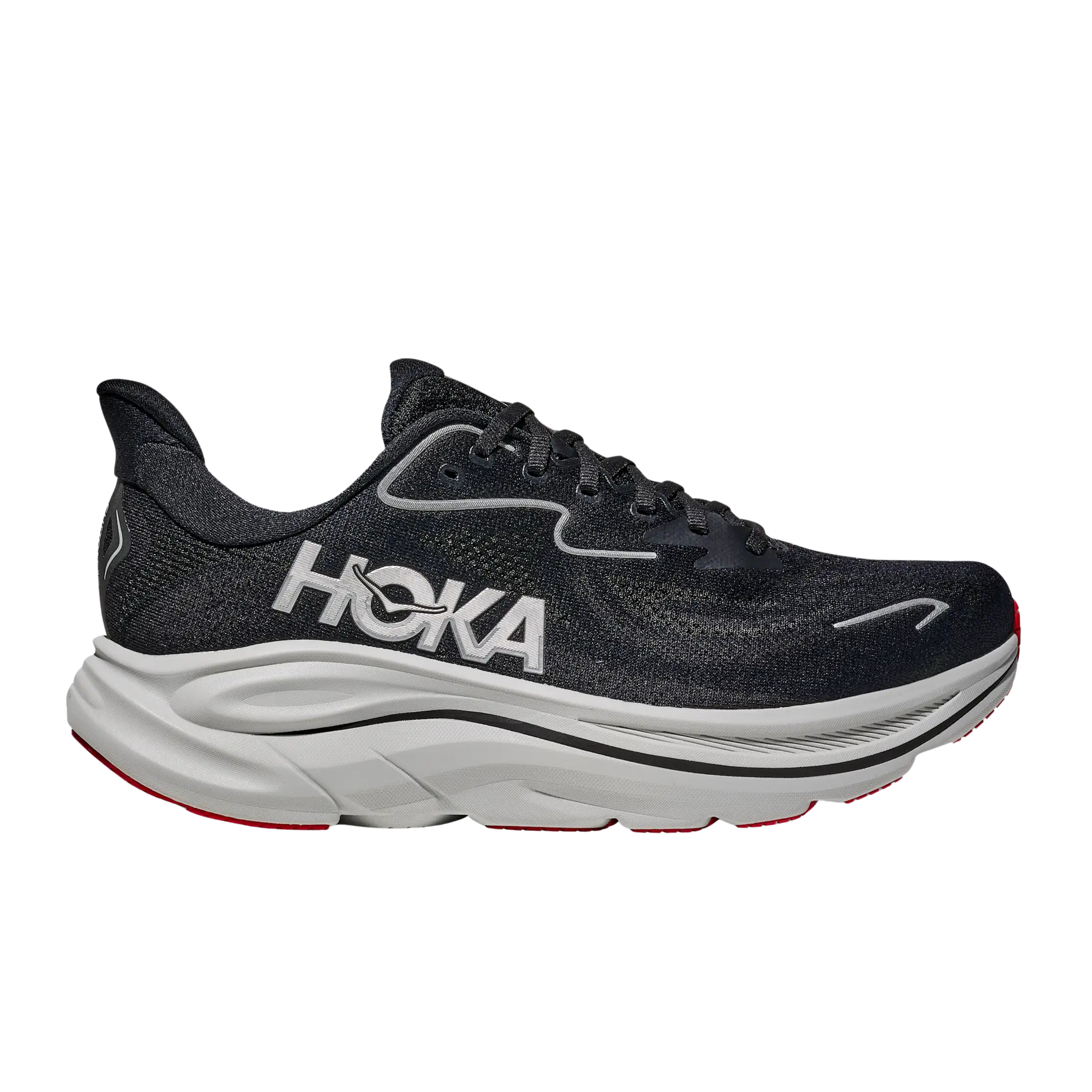 Hoka Men Clifton 10 - Black Silver