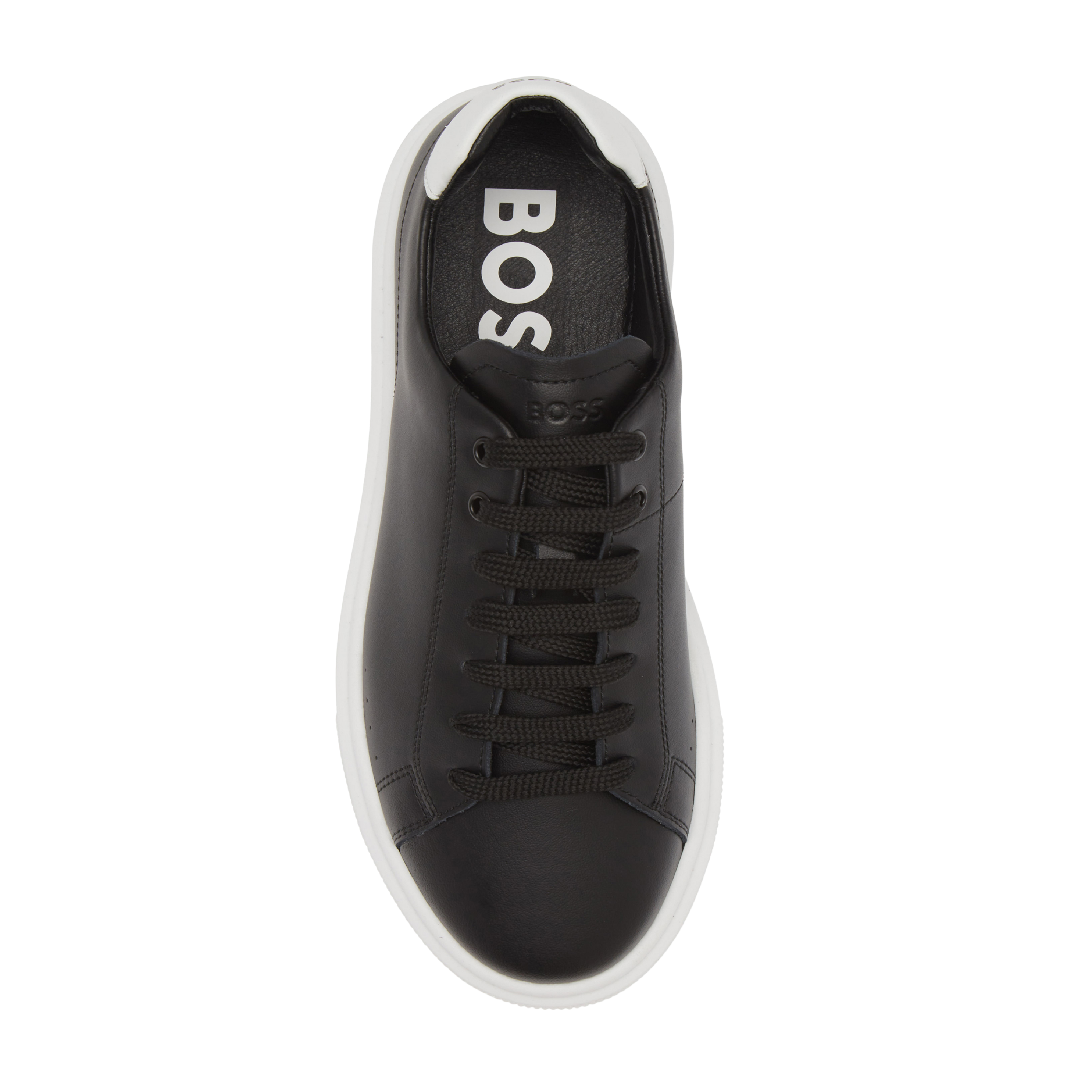 Hugo Boss Men Colyn Hybrid Leather - Black