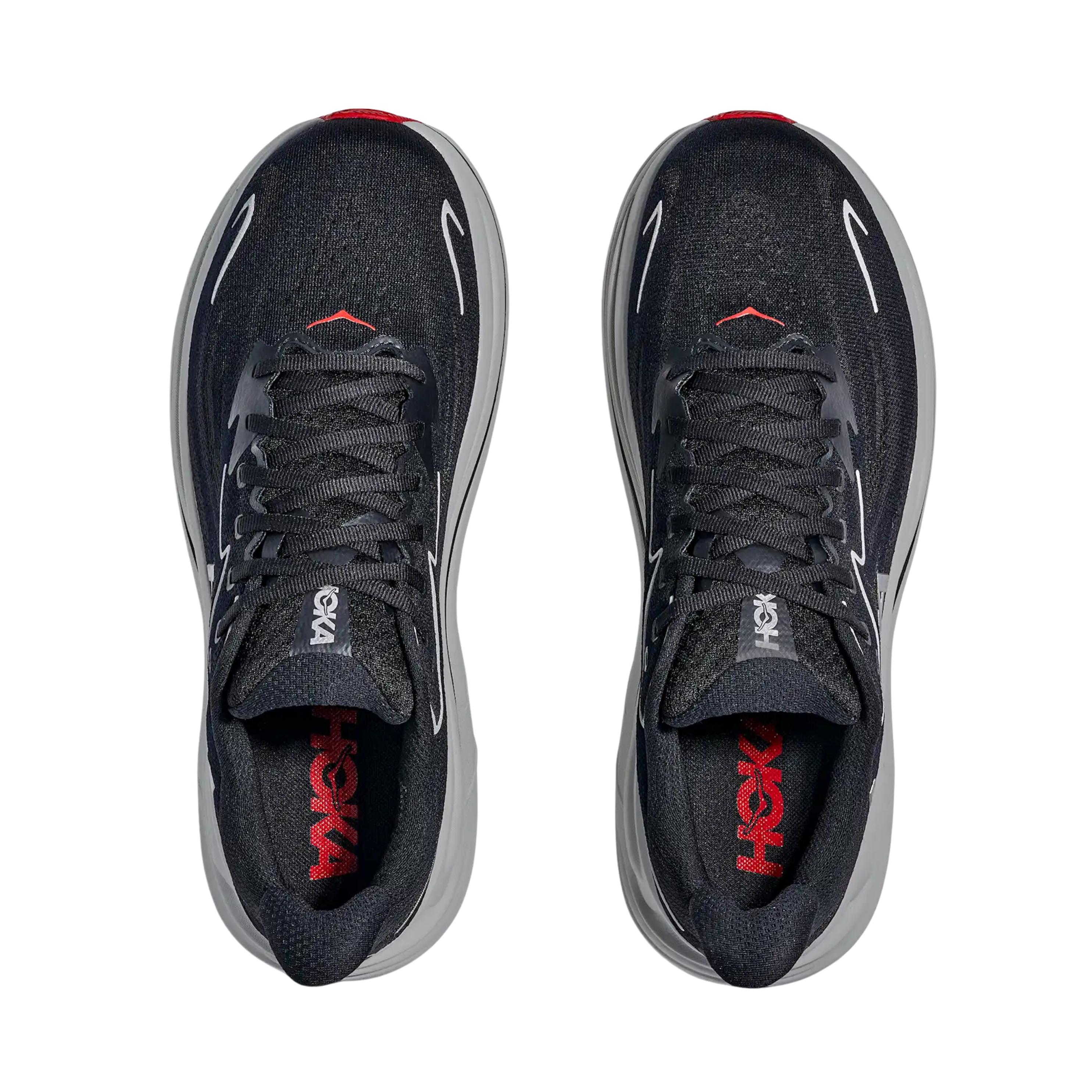 Hoka Men Clifton 10 - Black Silver