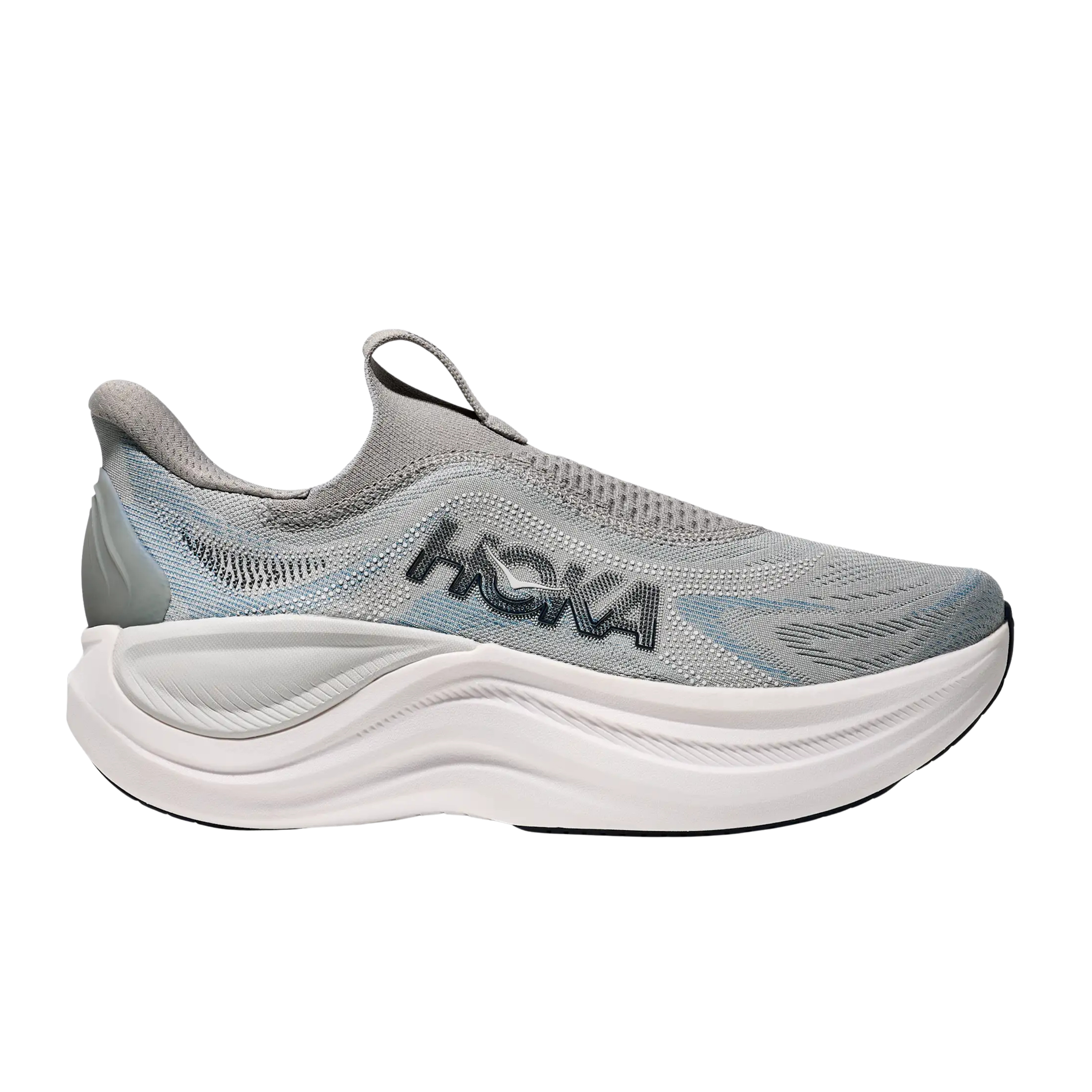 Hoka Men Skyward Laceless - Stardust Stellar Grey