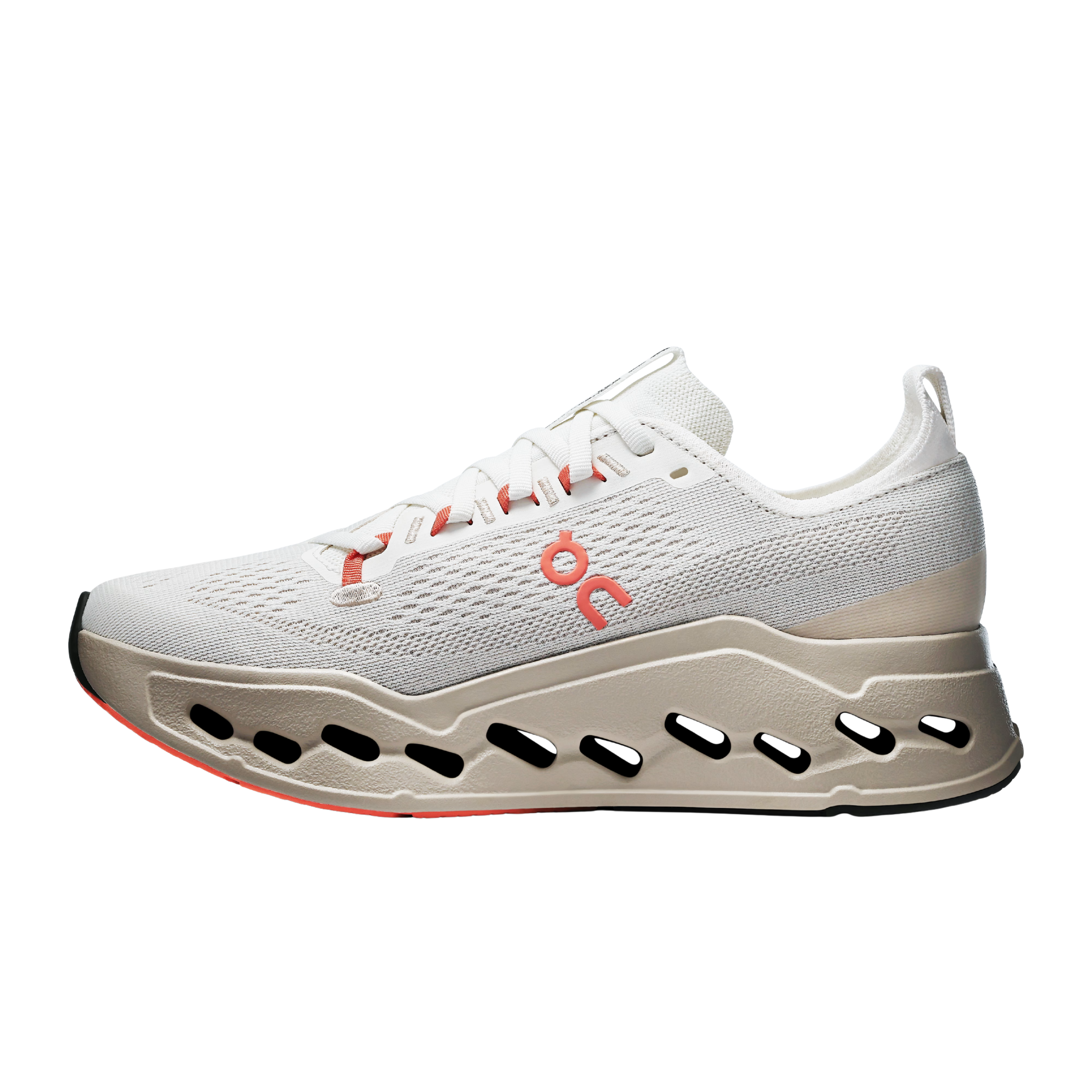 ON Women Cloudsurfer Max - Ivory Salmon