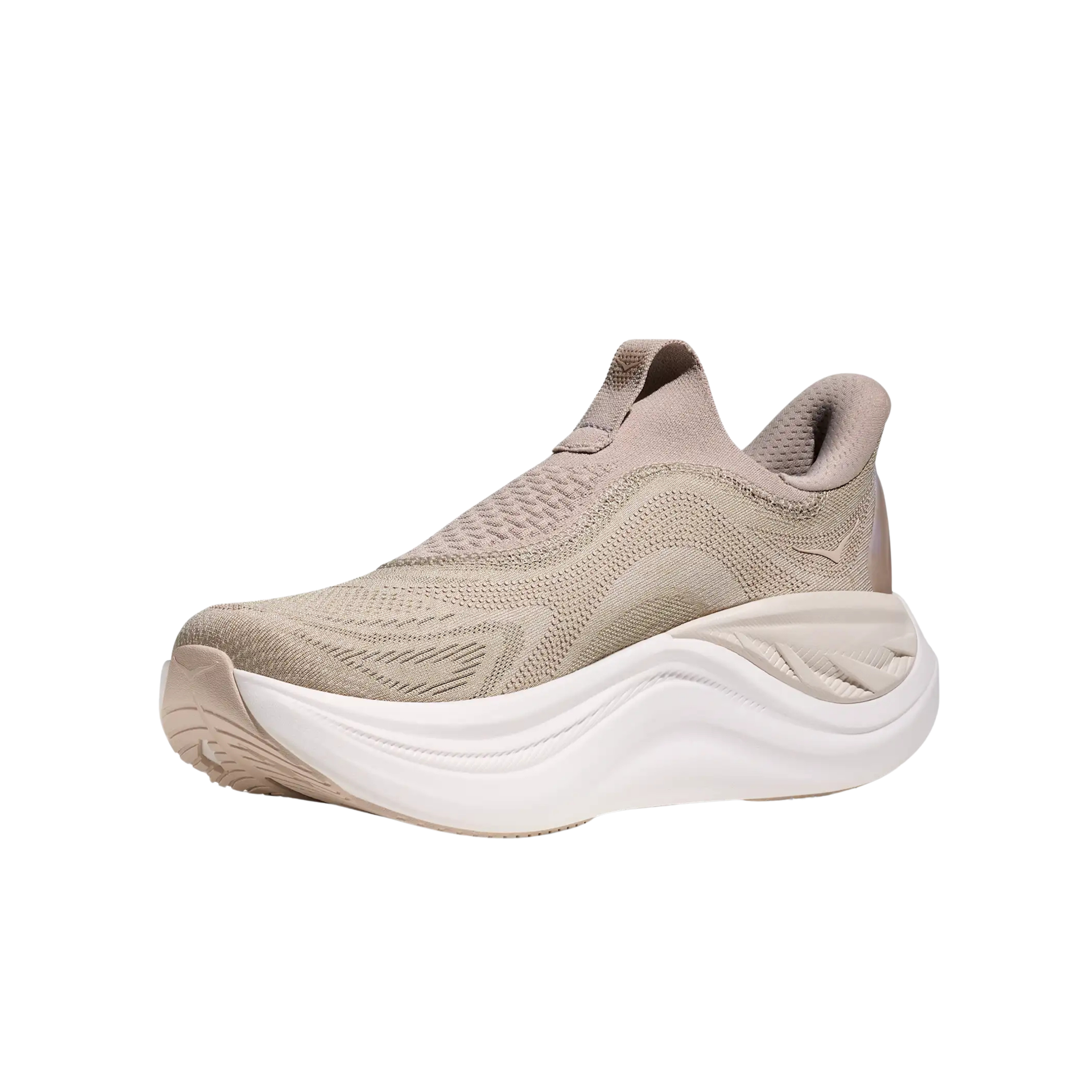 Hoka Women Skyward Laceless - Putty White