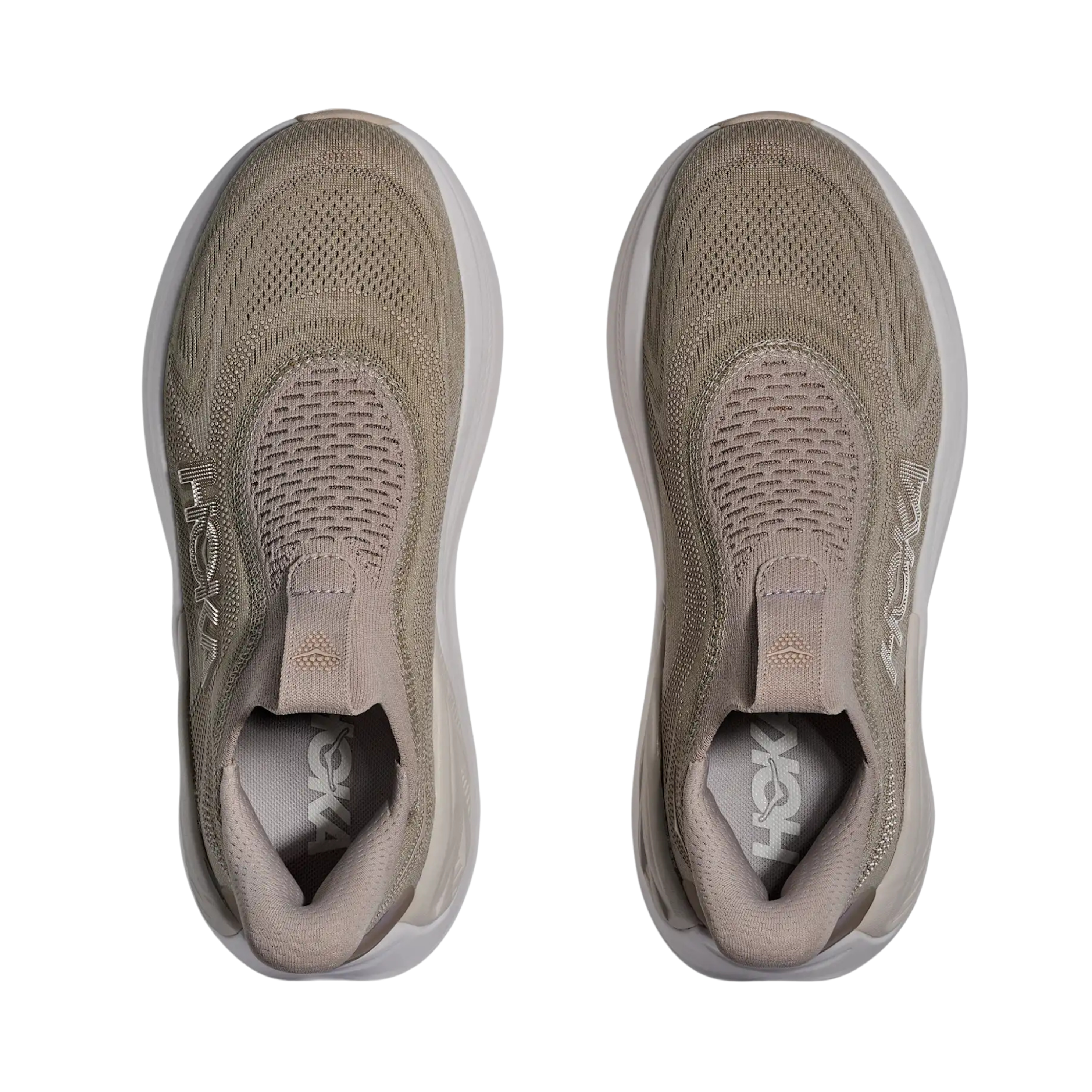 Hoka Women Skyward Laceless - Putty White