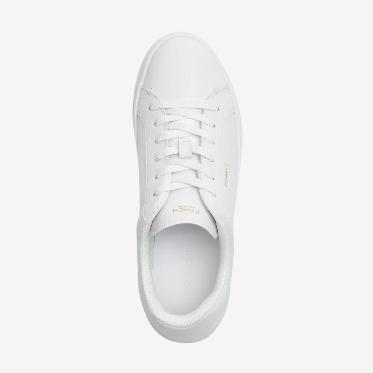 COACH Women's High Line Sneaker - Optic White