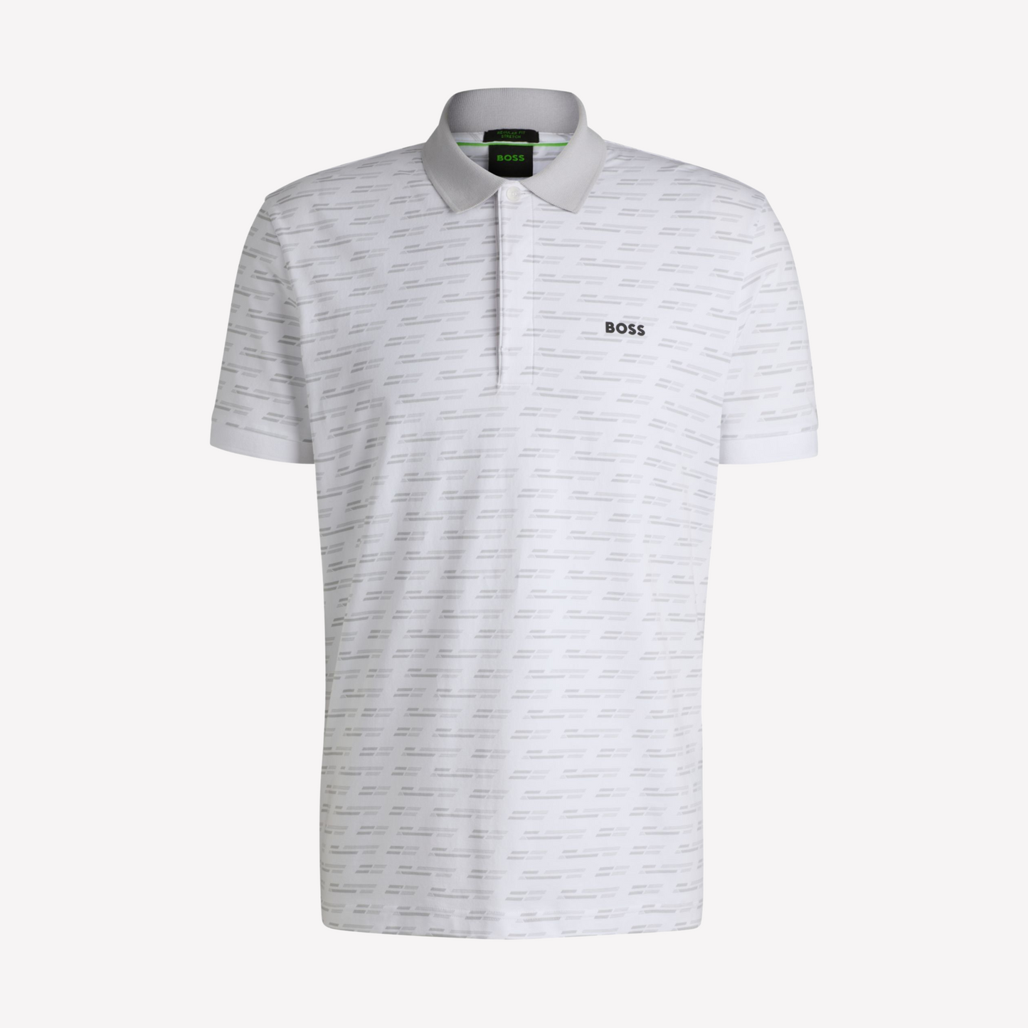 Hugo Boss Men Paddy Polo Shirt Printed - White