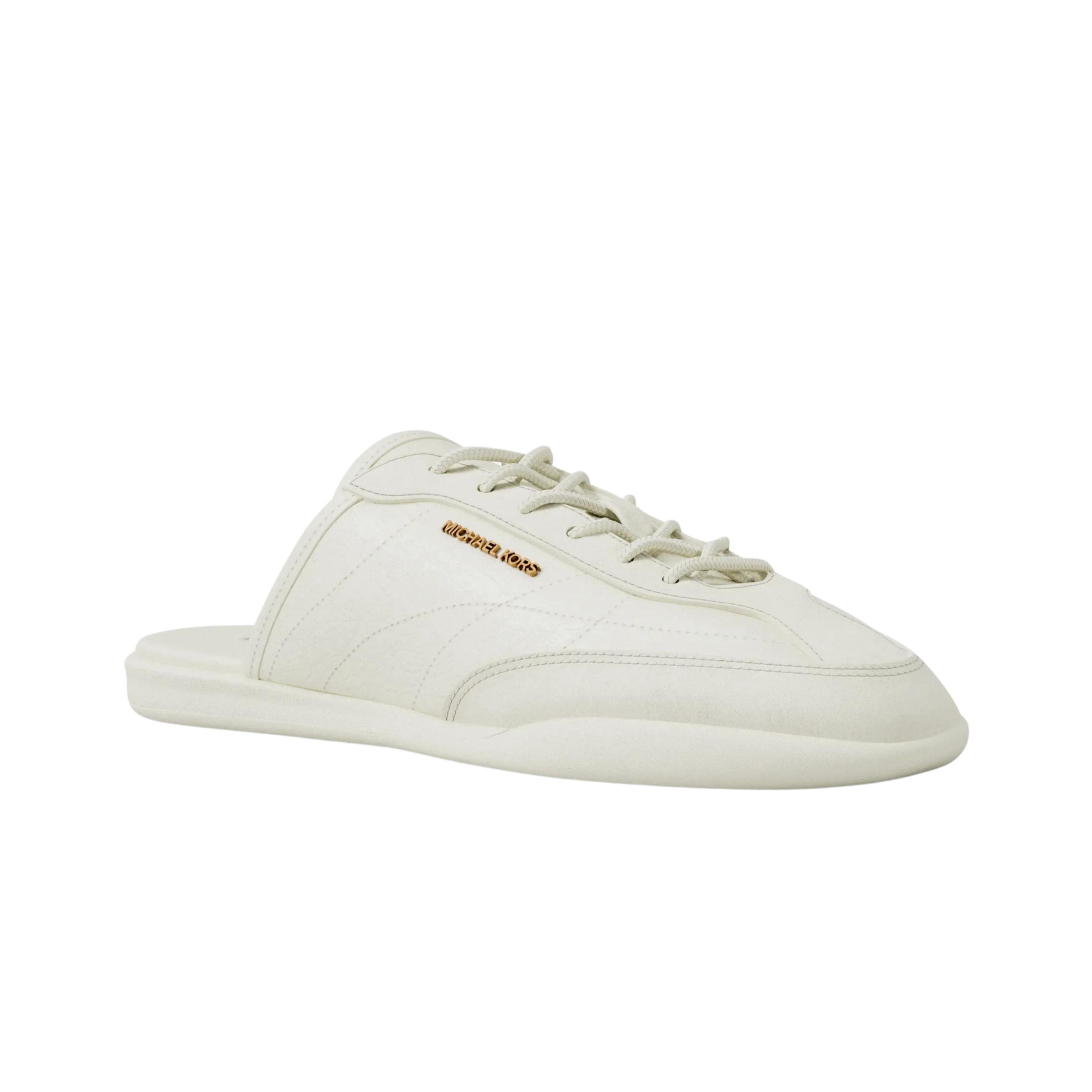 Michael Kors Women Nolan Leather Mule Sneaker - Eggshell