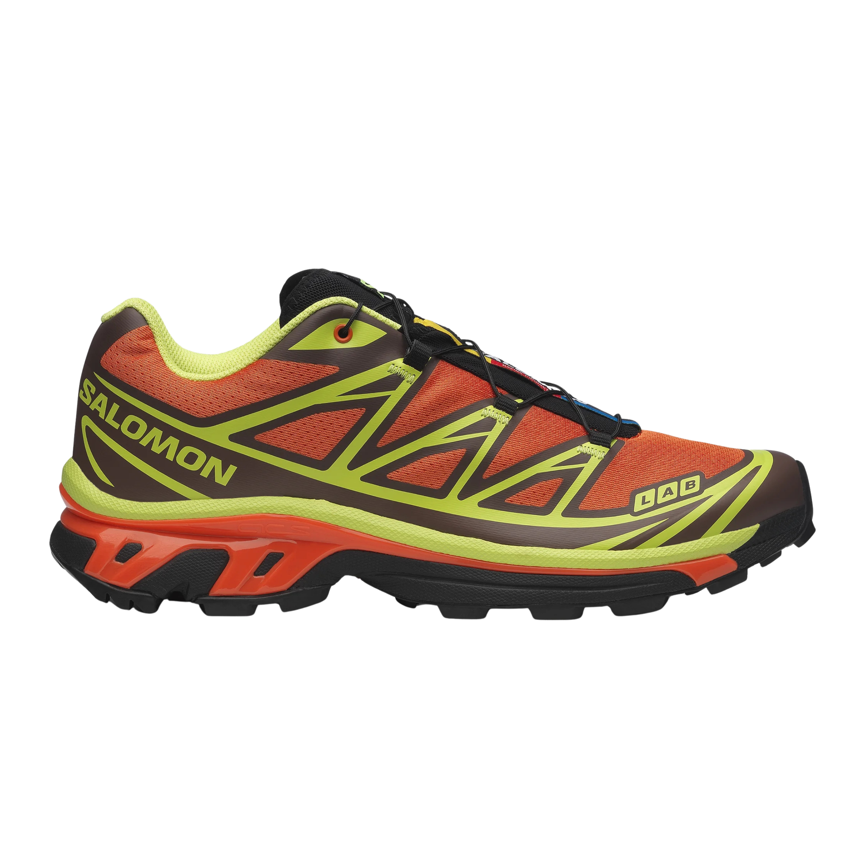 Salomon Women XT-6 - Red Orange Sharp Green