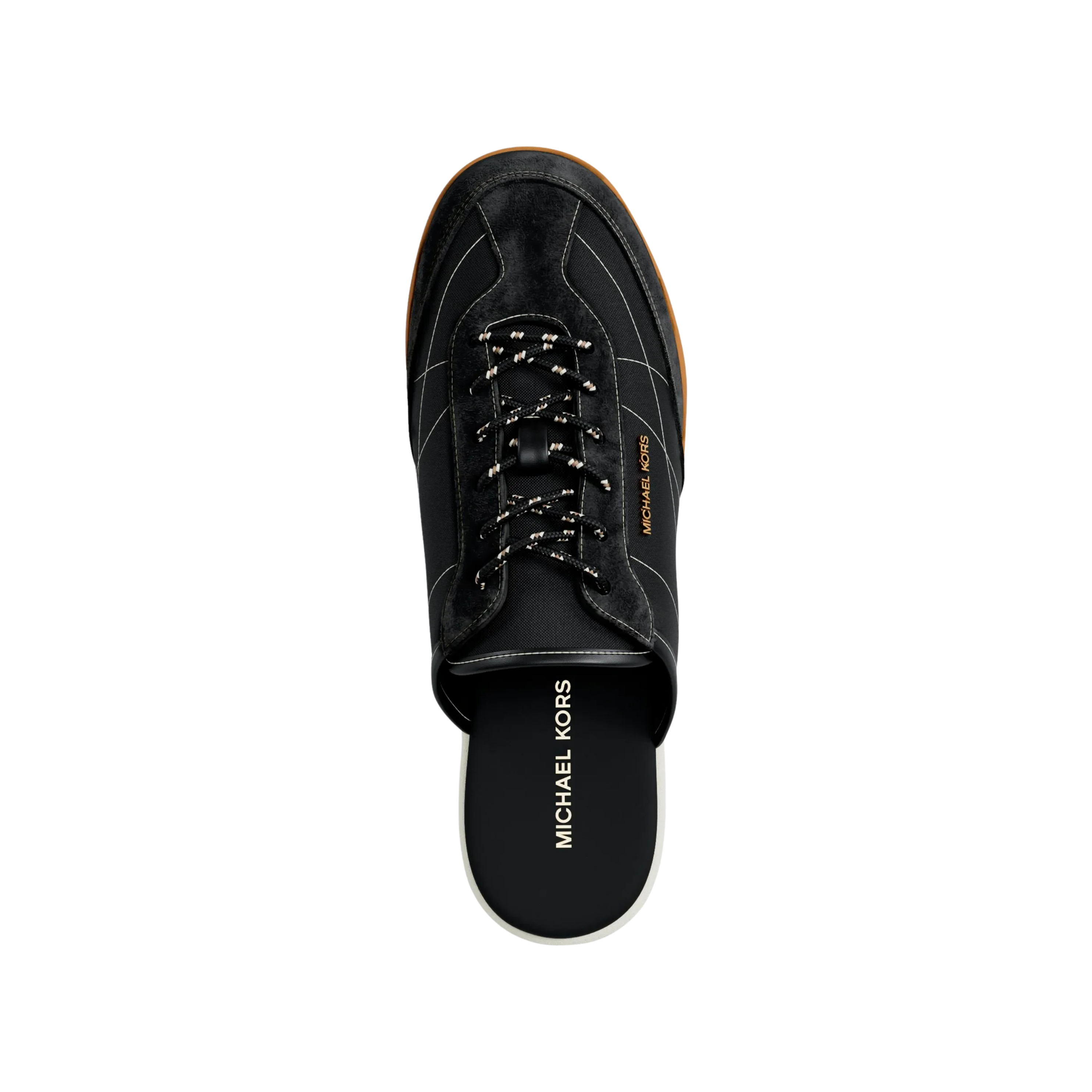Michael Kors Women Nolan Nylon And Suede Mule Sneaker - Black