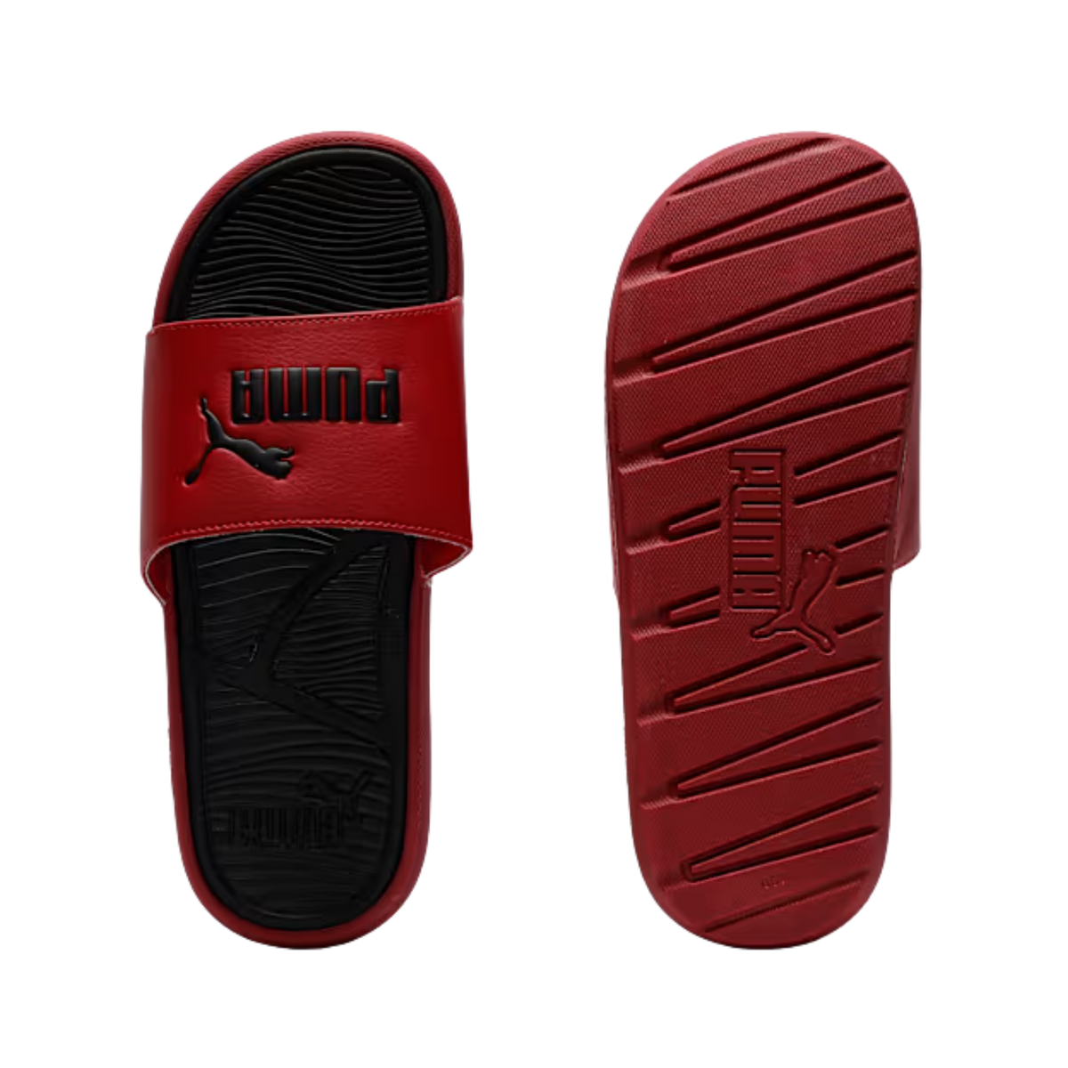 Puma Men Cool Cat 2.0 Slides - Team Regal Red Black