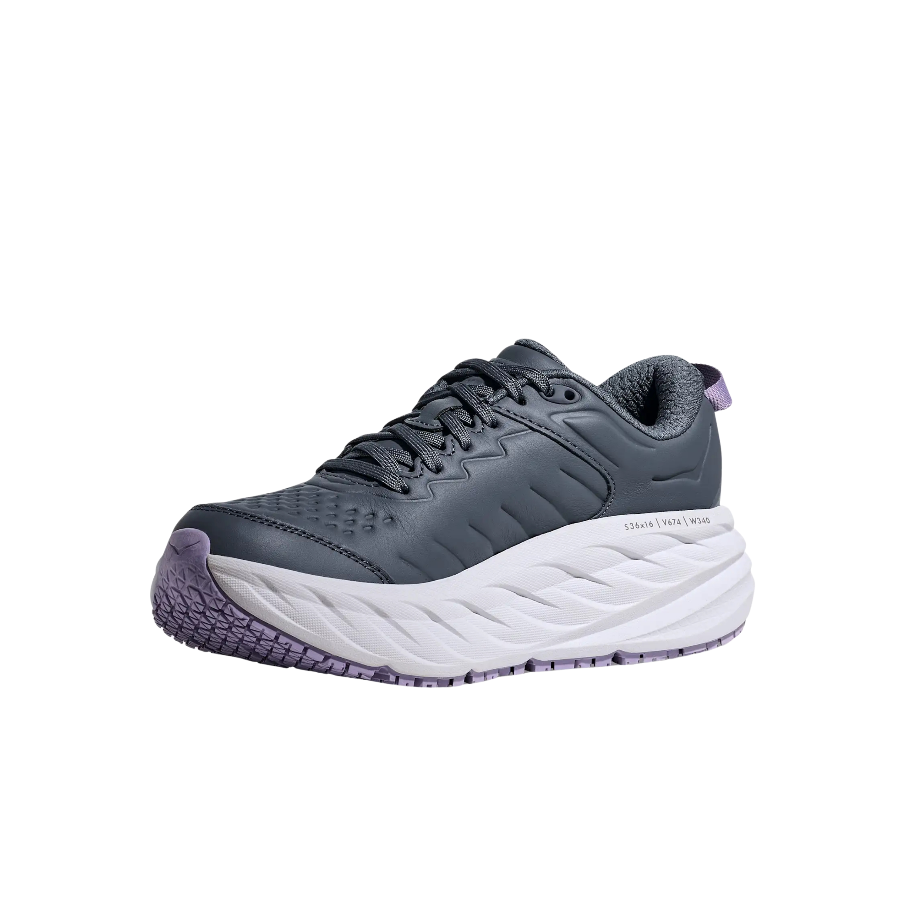 Hoka Women Bondi SR - Faded Navy Berry Patch