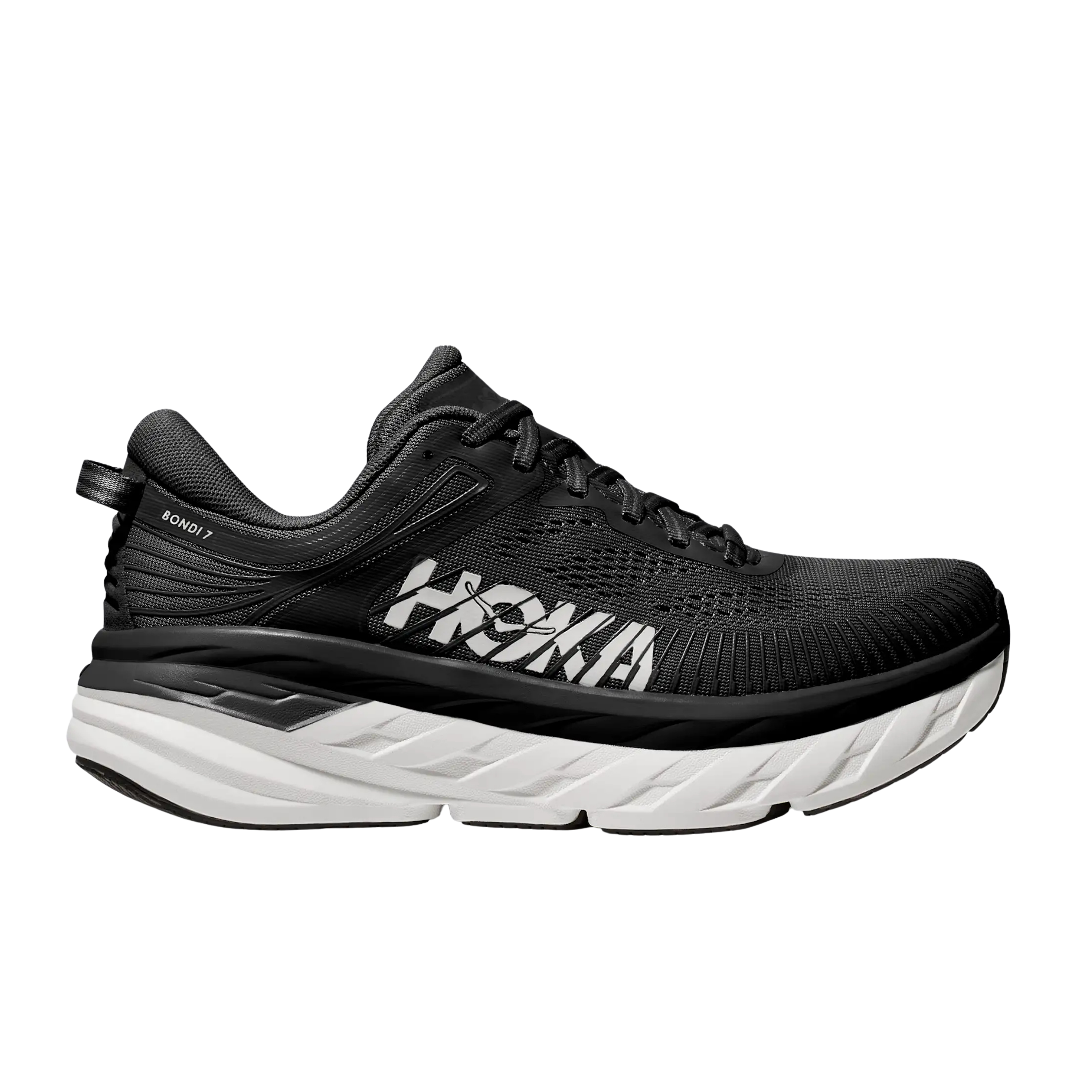 Hoka Men Bondi 7 - Black White