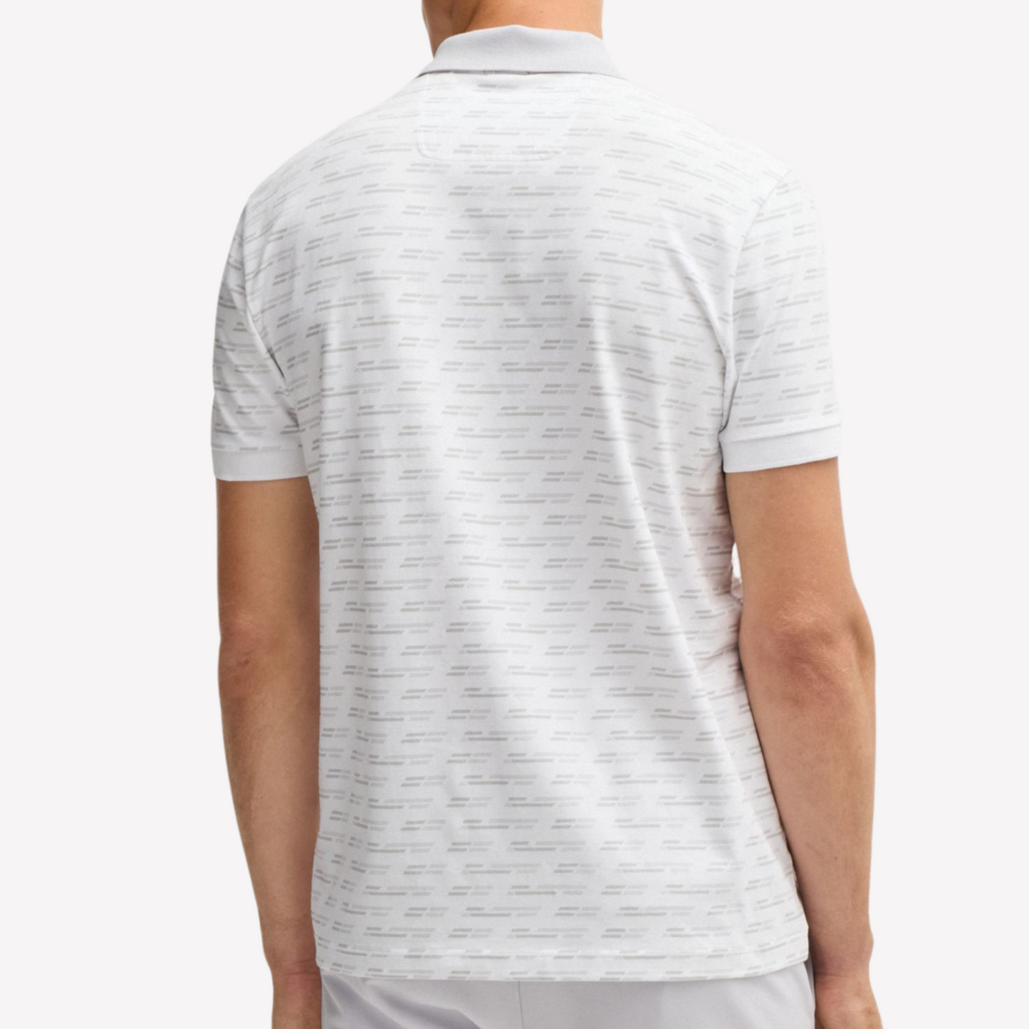 Hugo Boss Men Paddy Polo Shirt Printed - White