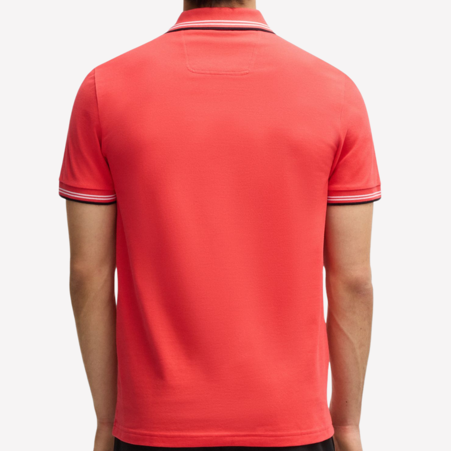 Hugo Boss Men Stretch Cotton Slim Fit Polo Shirt - Light Red
