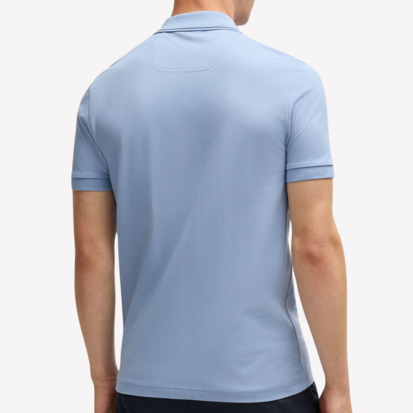 Hugo Boss Men Cotton Pique Slim Fit Polo Shirt - Light Blue