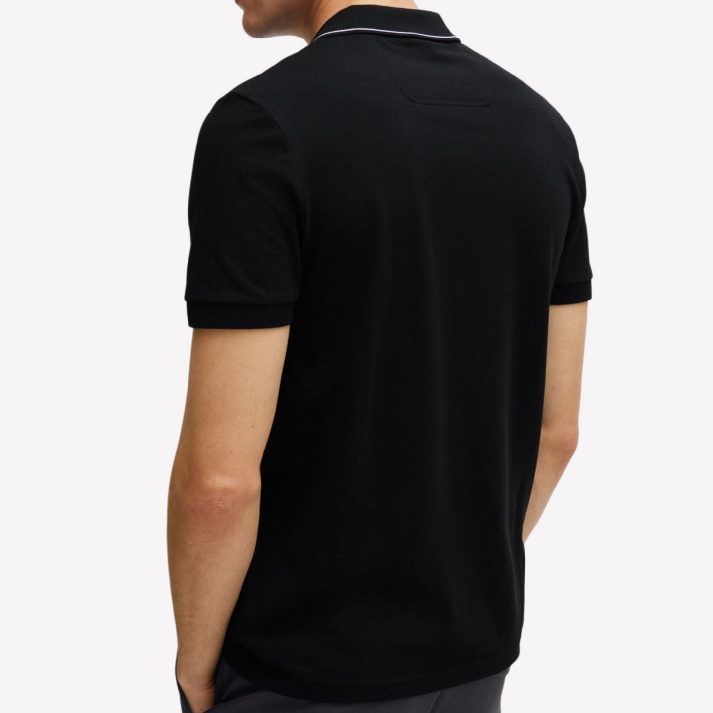 Hugo Boss Men Cotton Pique Slim Fit Polo Shirt - Black