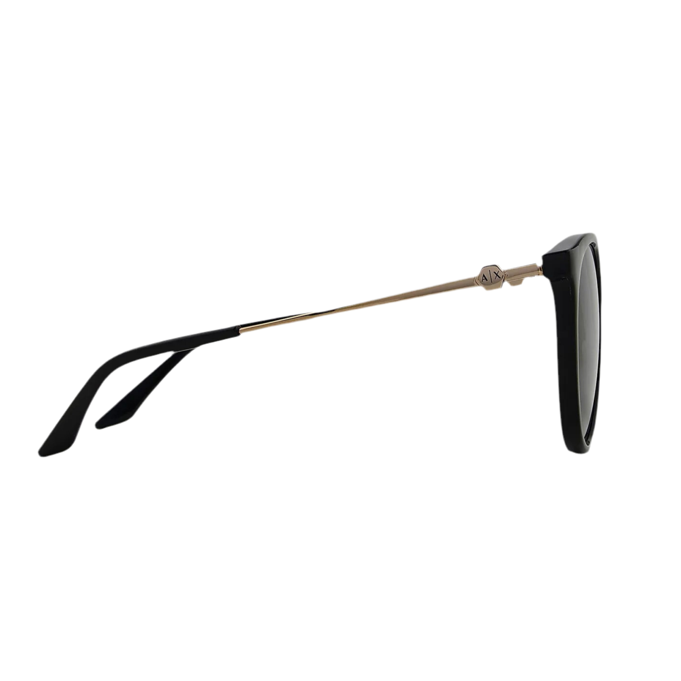 Armani Exchange Women Round Pantos Sunglasses - Black