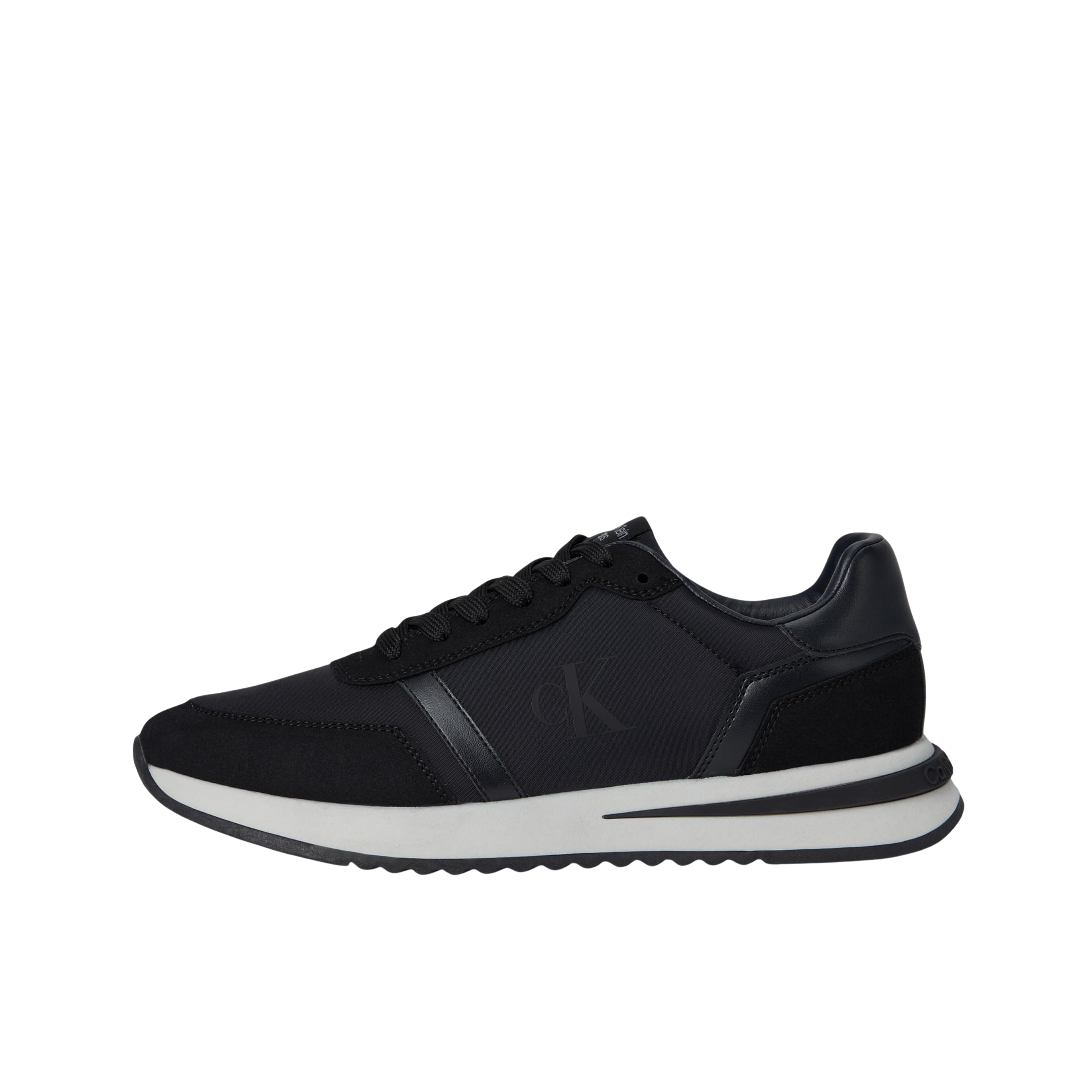 Calvin Klein Men Picio Monogram Logo Sneaker - Black