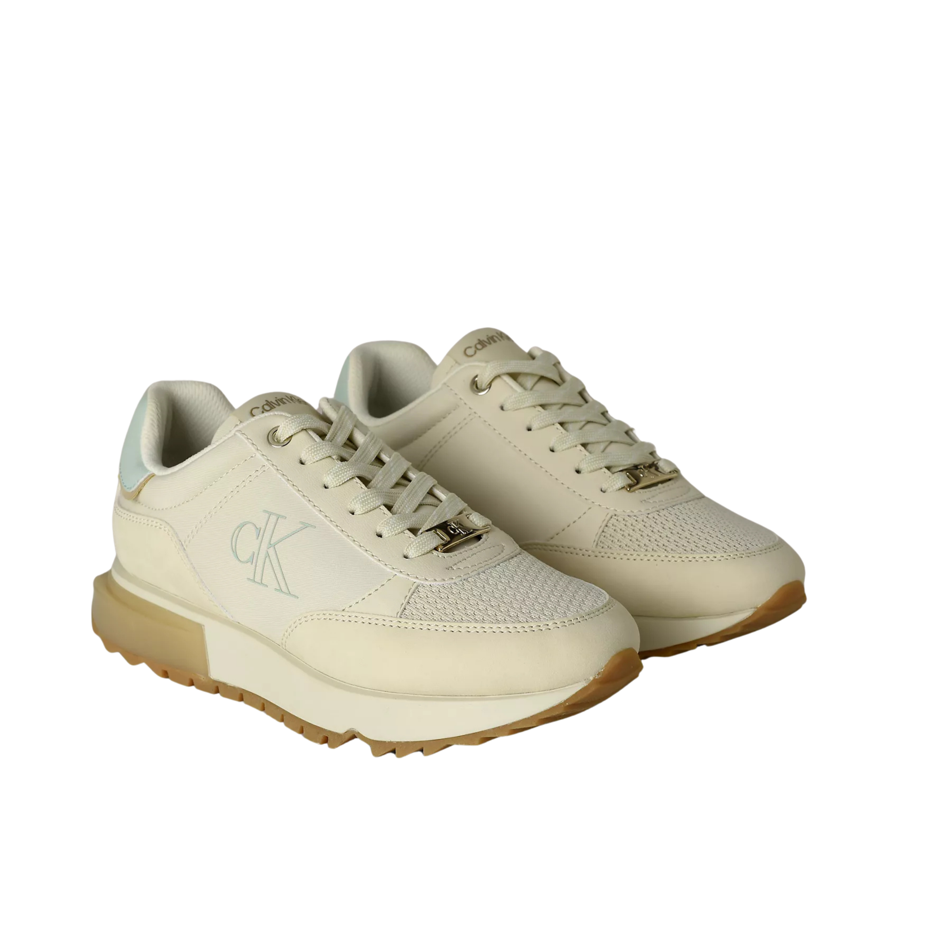 Calvin Klein Women Melidee Runner Sneaker - Beige
