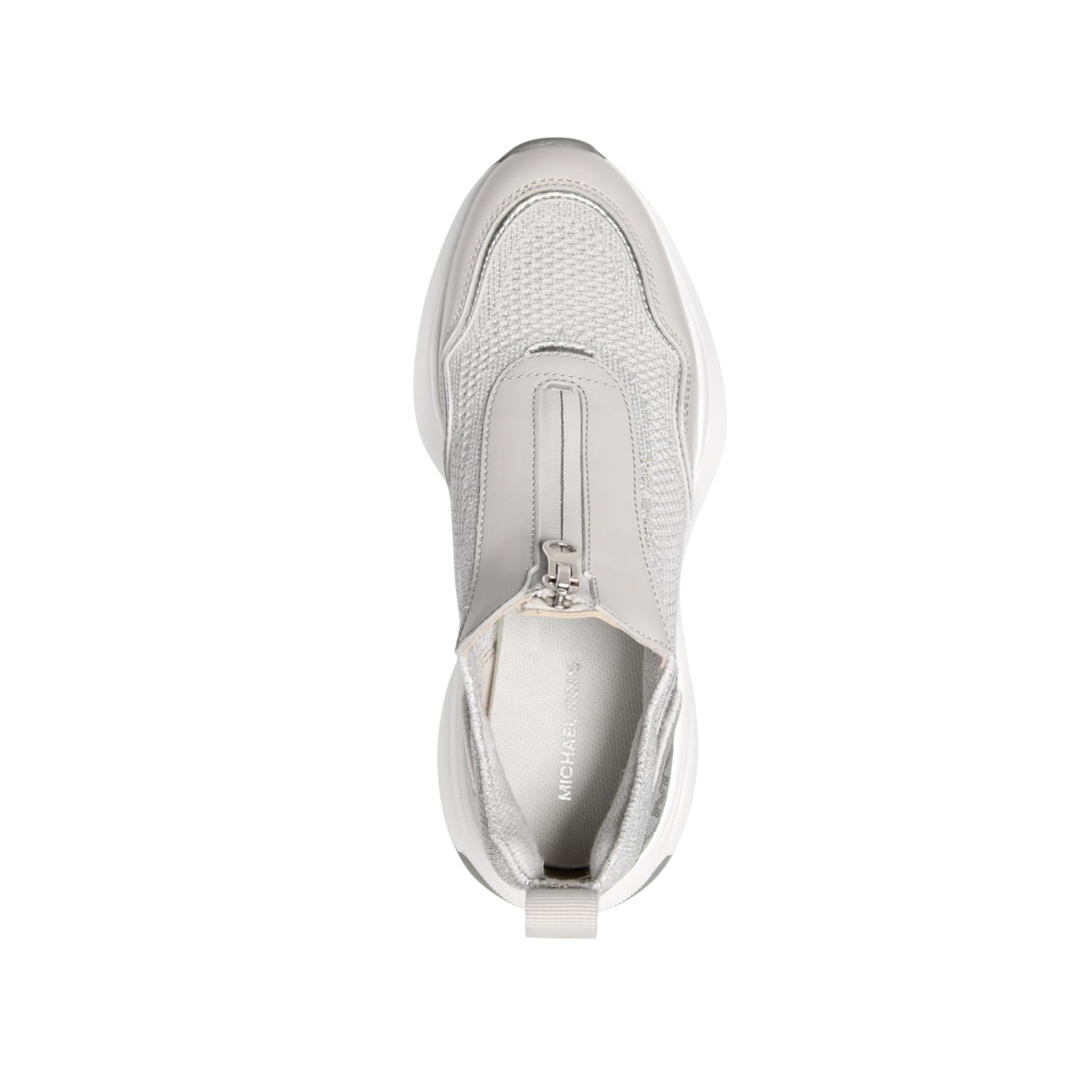 Michael Kors Women Zuma Slip On Trainer - Silver