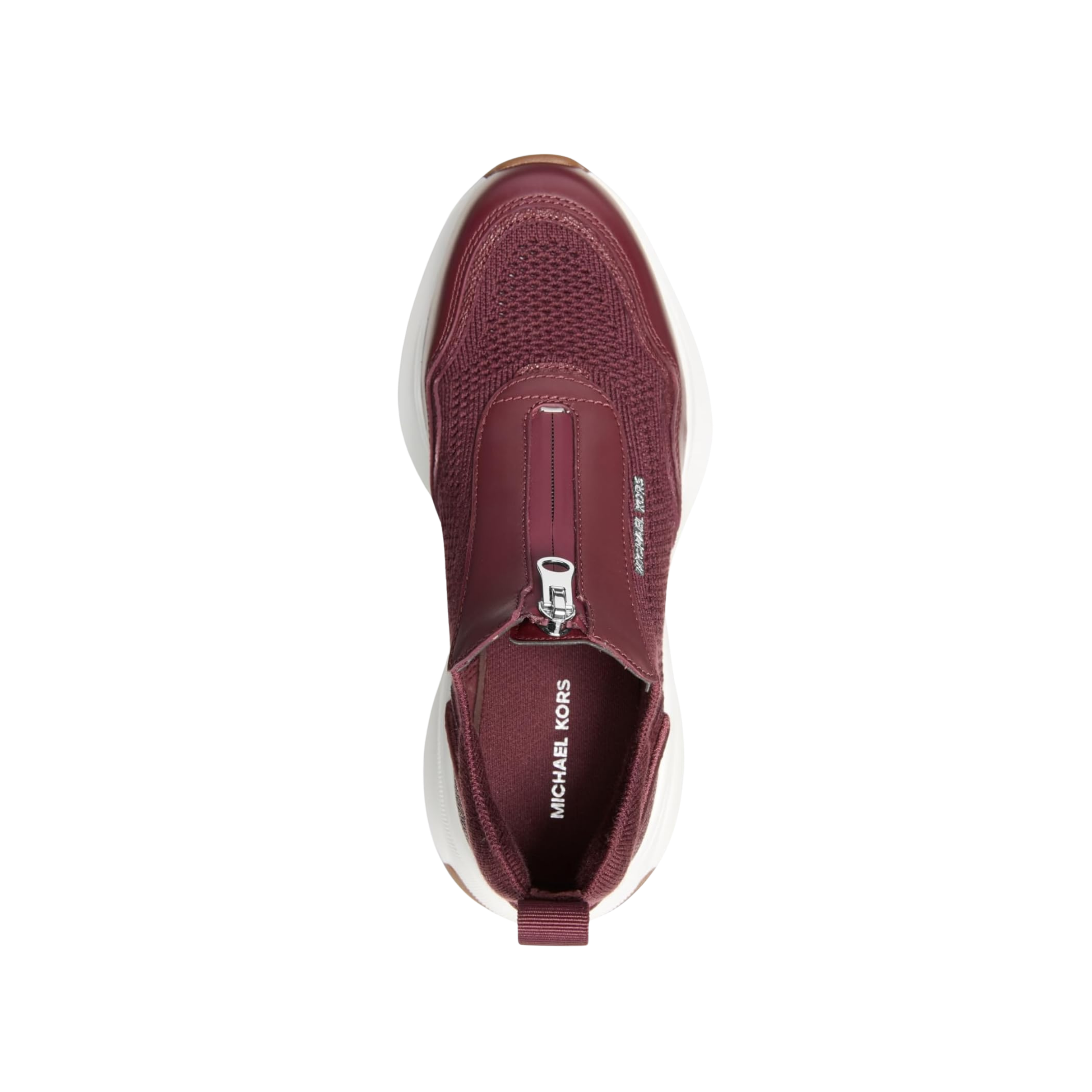 Michael Kors Women Zuma Slip On Trainer - Oxblood