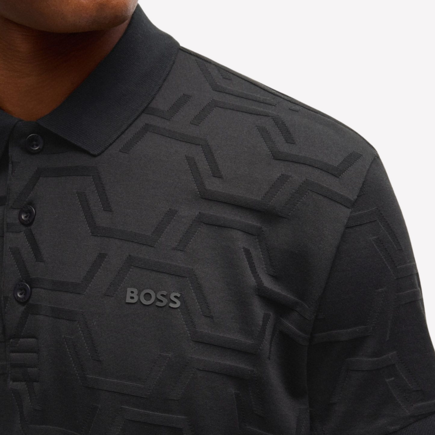 Hugo Boss Men Paddy Relaxed Fit Polo Shirt - Black