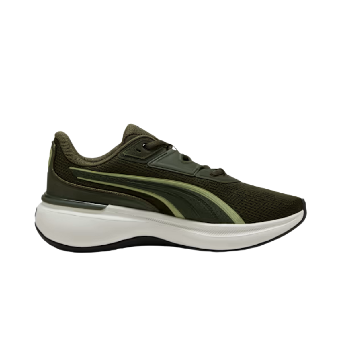 Puma Men Softride Exo Sneakers - Dark Olive Lux Army Black