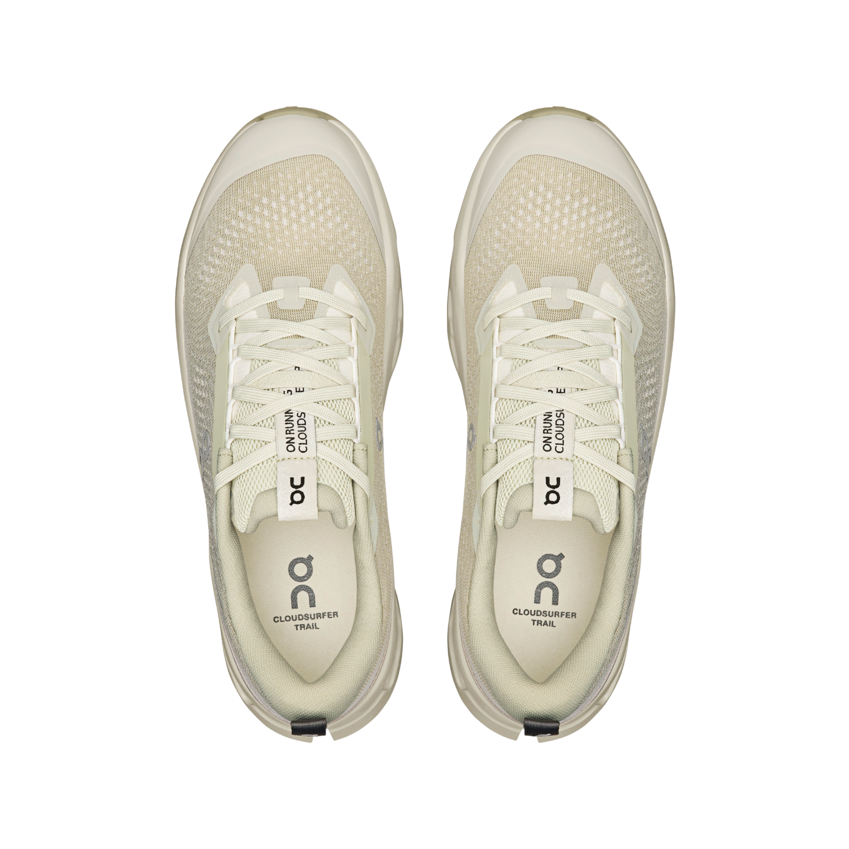 ON Men Cloudsurfer Trail 2 - Chalk Ghost